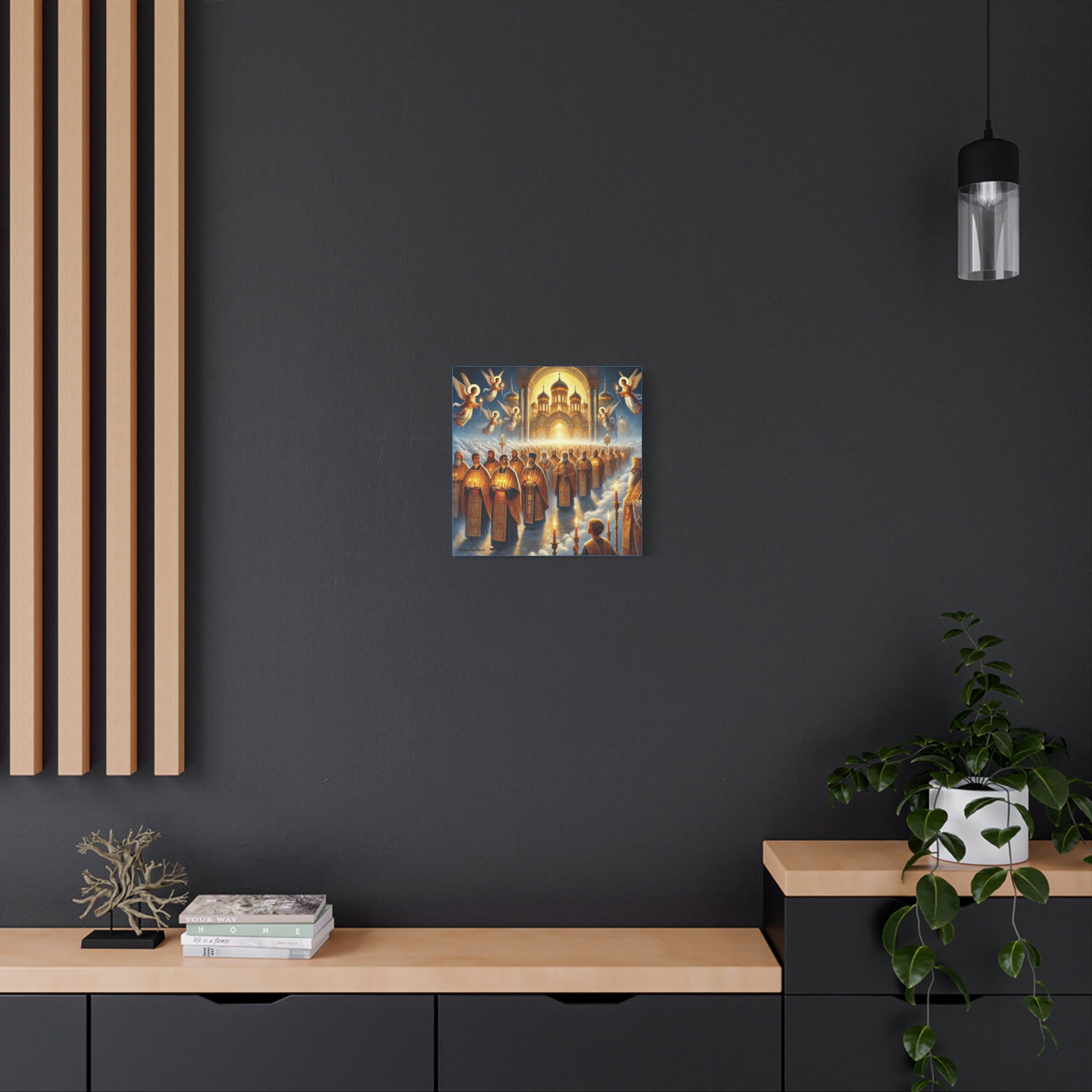 Spiritual Art Canvas Print - Orthodox Ceremony Scene