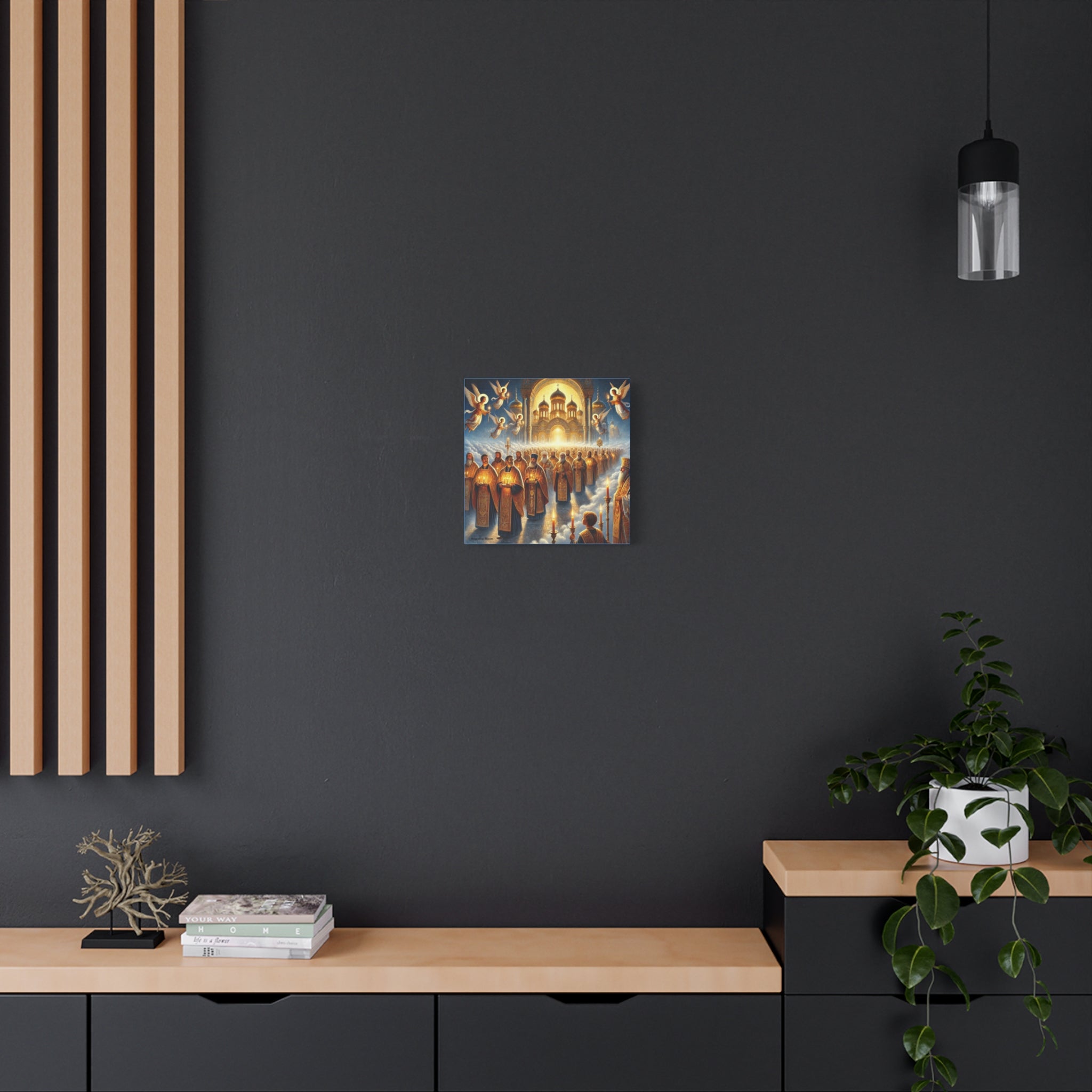 Spiritual Art Canvas Print - Orthodox Ceremony Scene