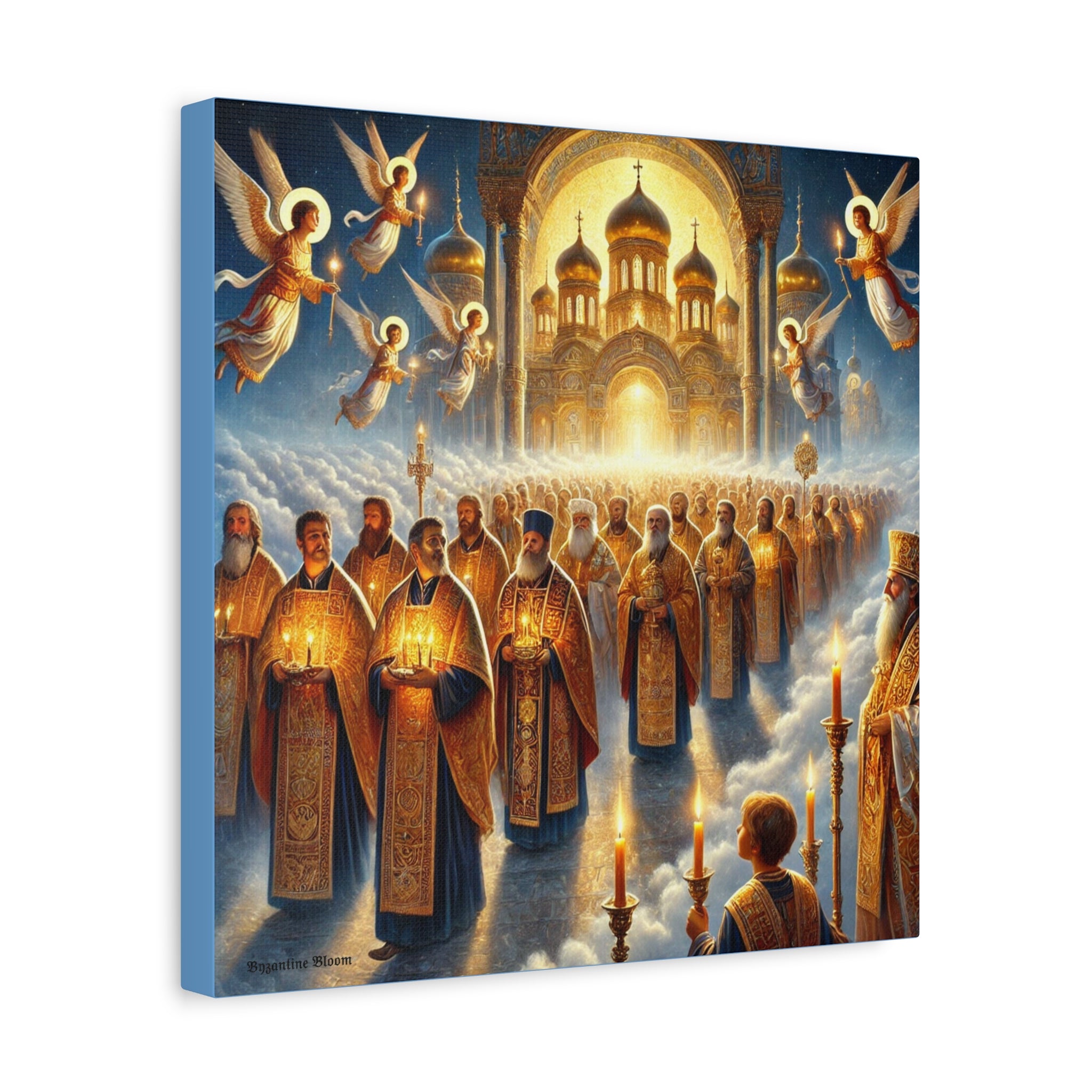Spiritual Art Canvas Print - Orthodox Ceremony Scene