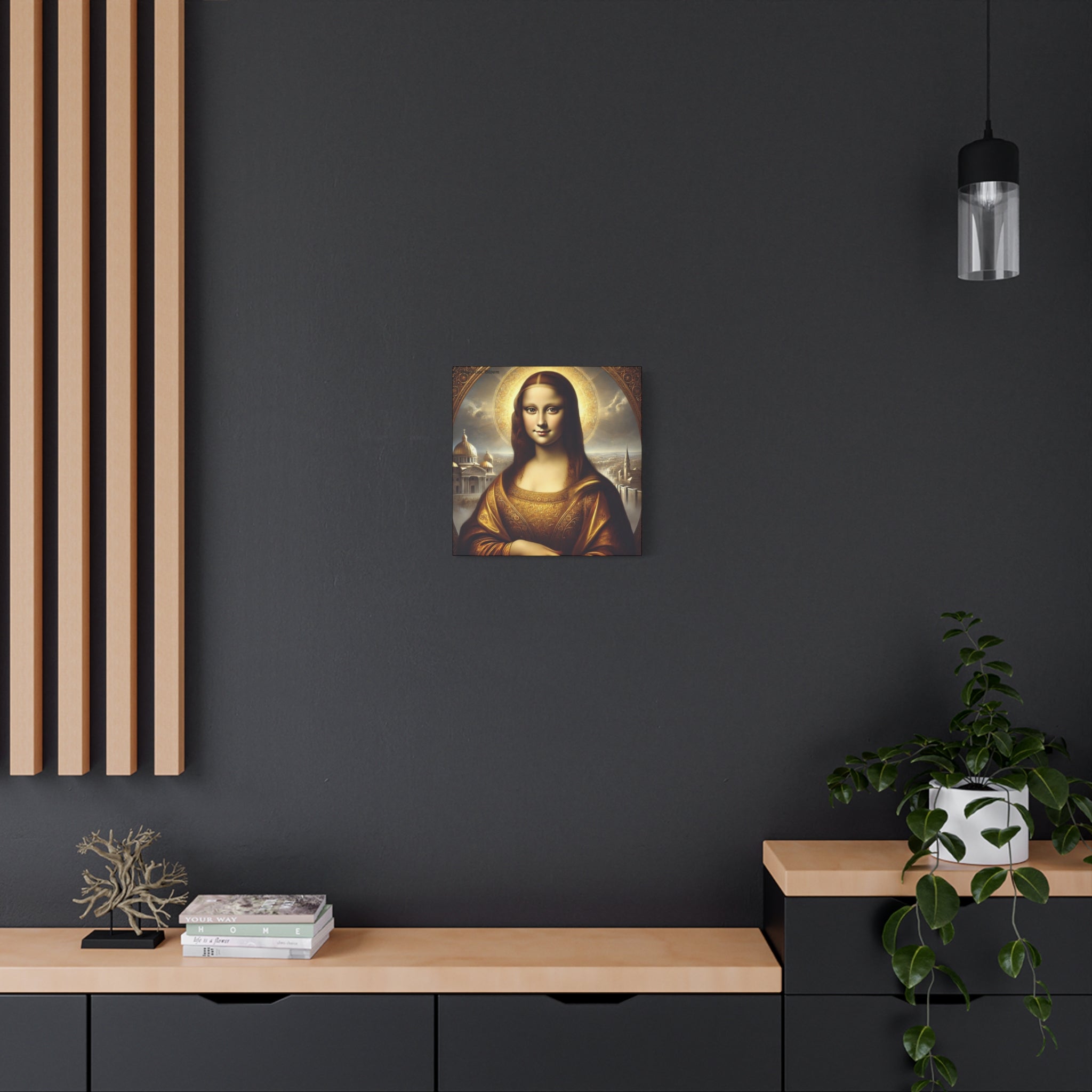 Mona Lisa Matte Canvas Wall Art – Classic Masterpiece Decor