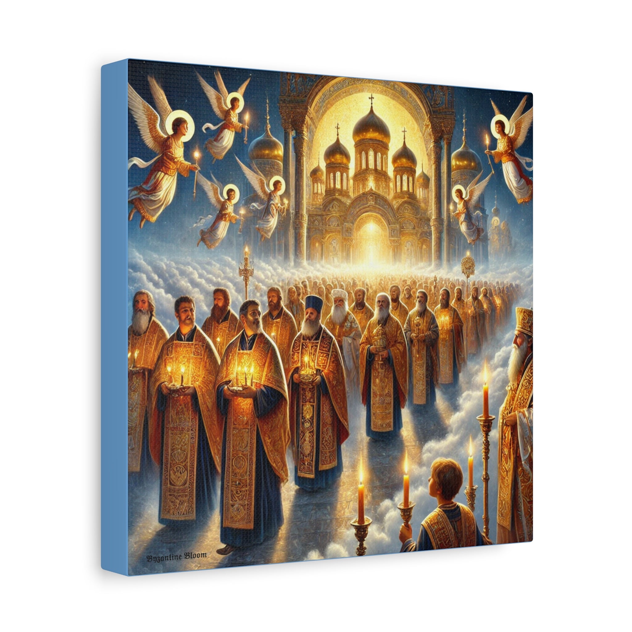 Spiritual Art Canvas Print - Orthodox Ceremony Scene