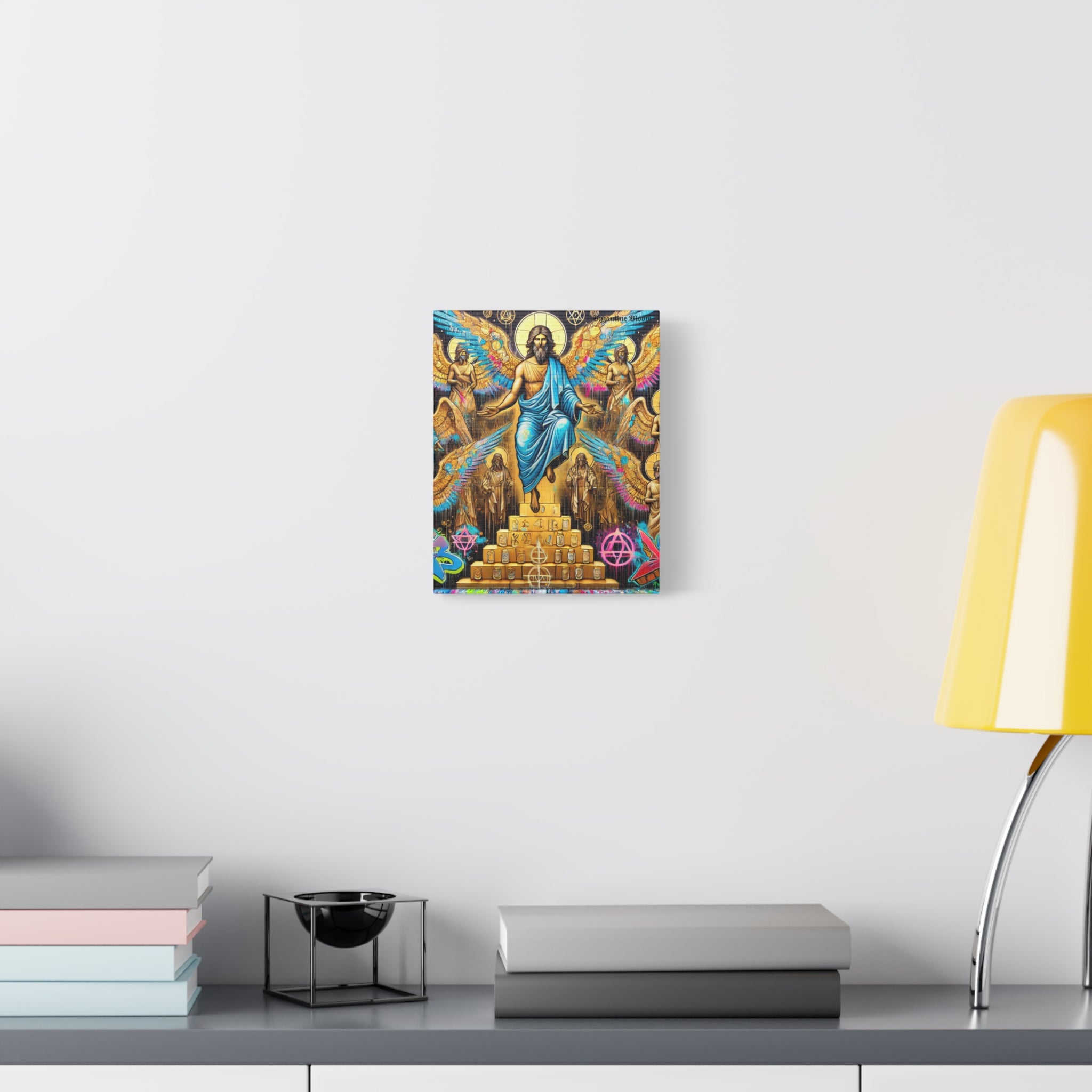 Vibrant Angelic Canvas Art - Stretched 1.25" Wall Decor