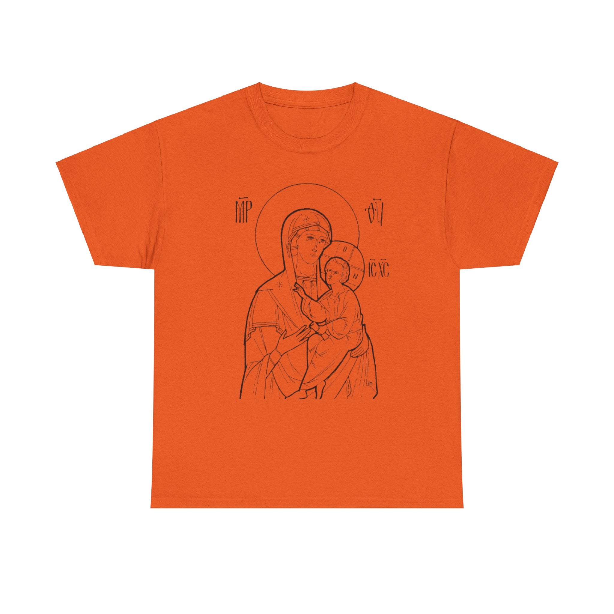 Outline - Blessed Mother & Child Design