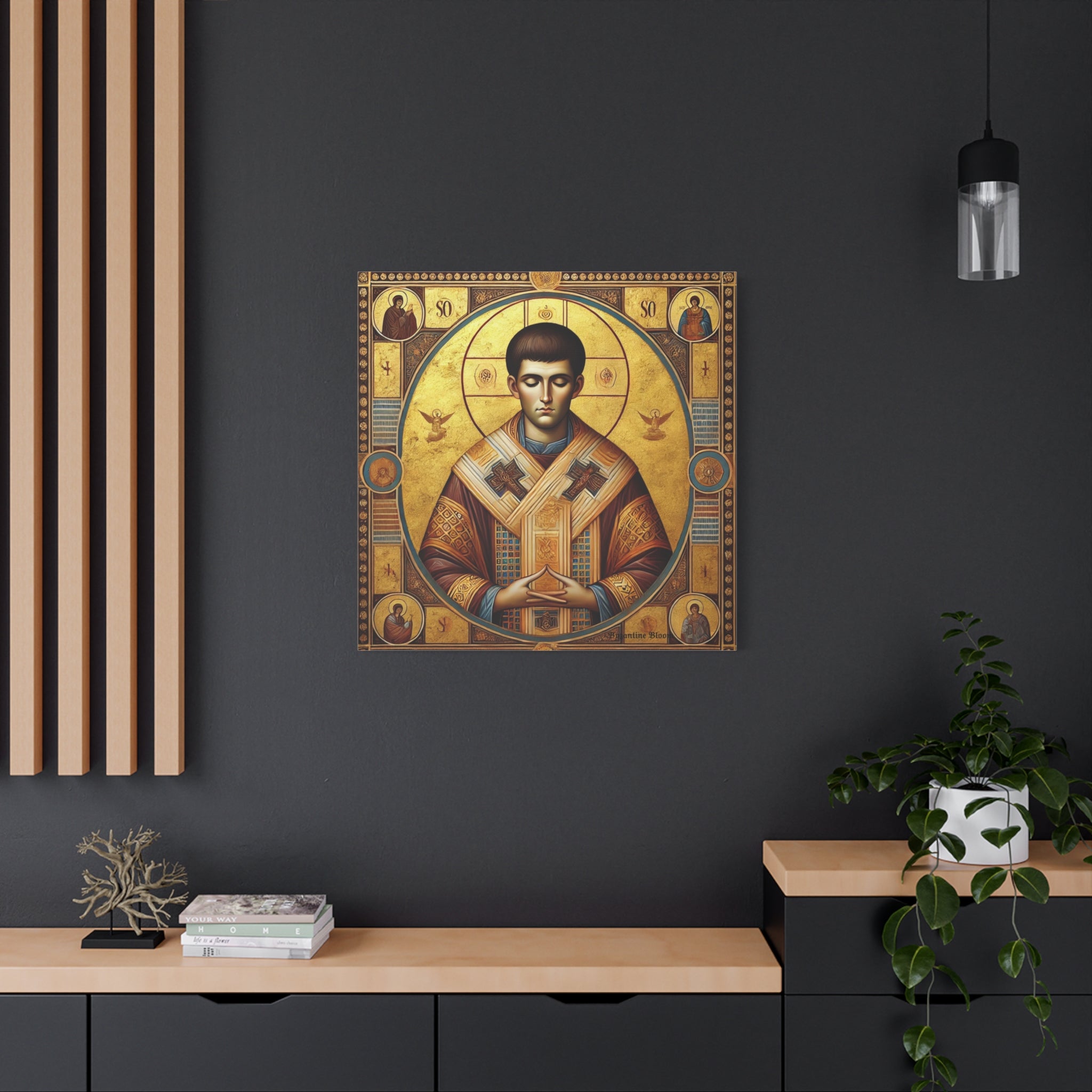 Religious Canvas Wall Art - Iconic Saint Artwork