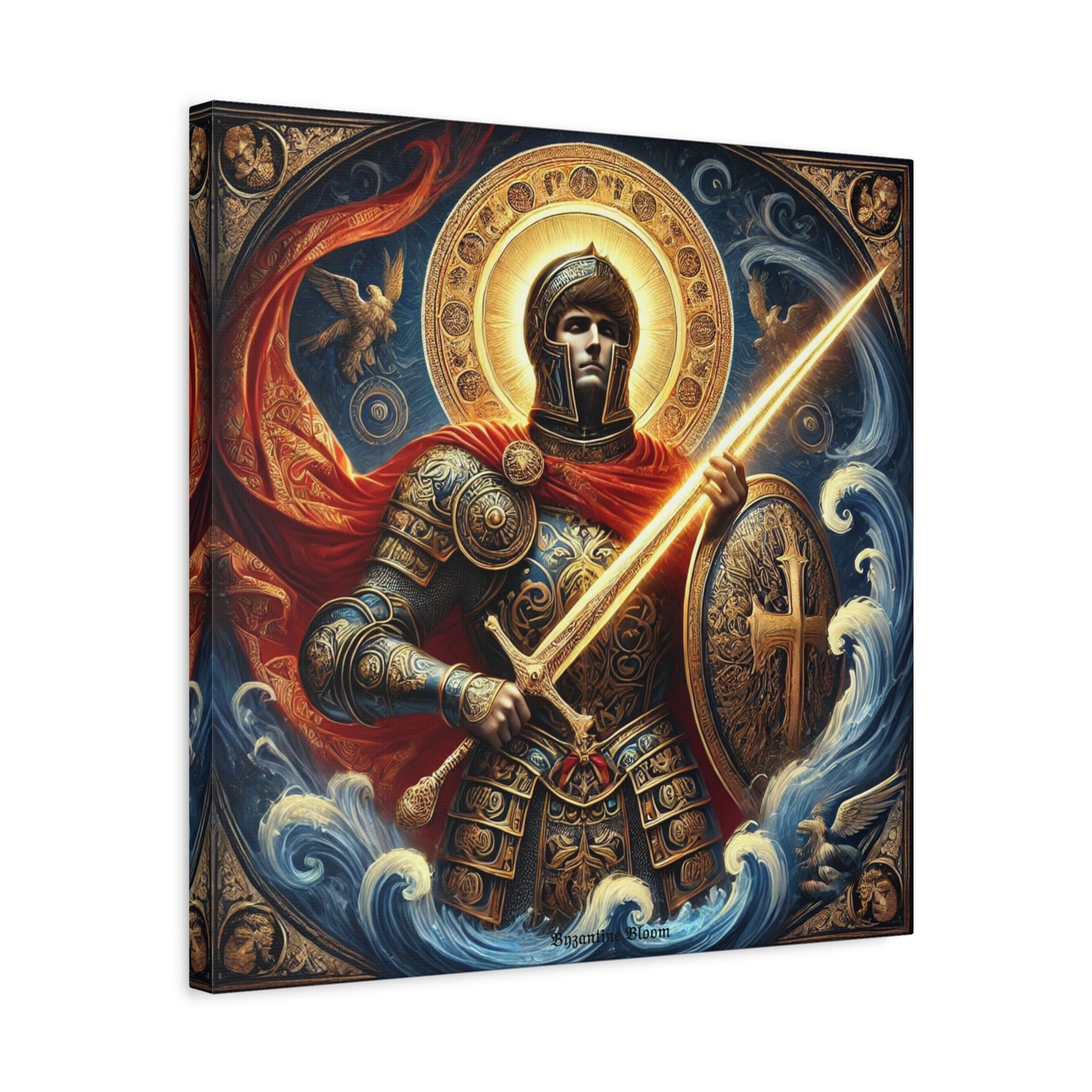 Warrior Canvas Art - Inspiring Gladiator Wall Decor