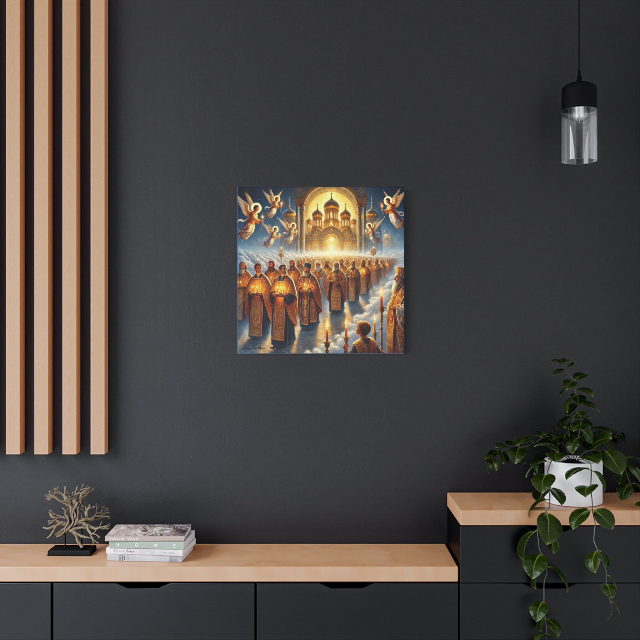 Spiritual Art Canvas Print - Orthodox Ceremony Scene