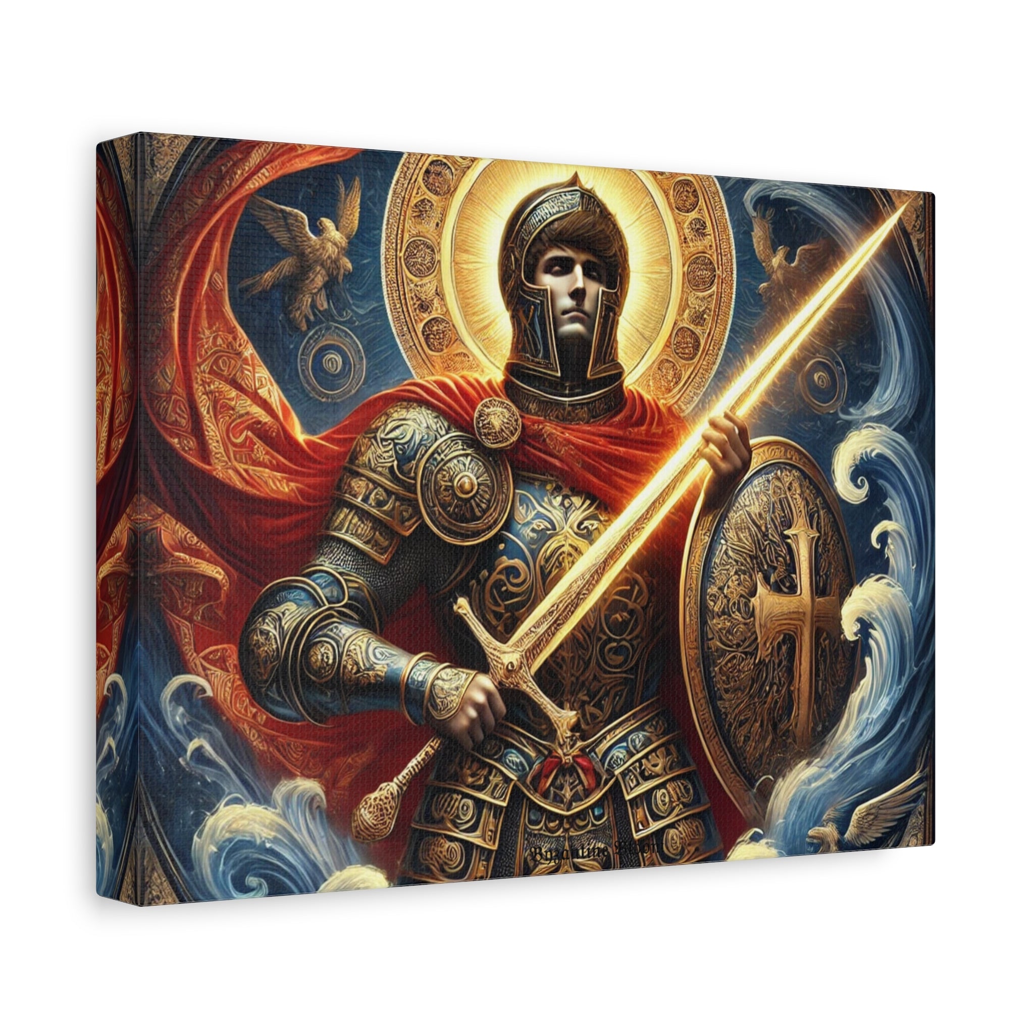 Warrior Canvas Art - Inspiring Gladiator Wall Decor