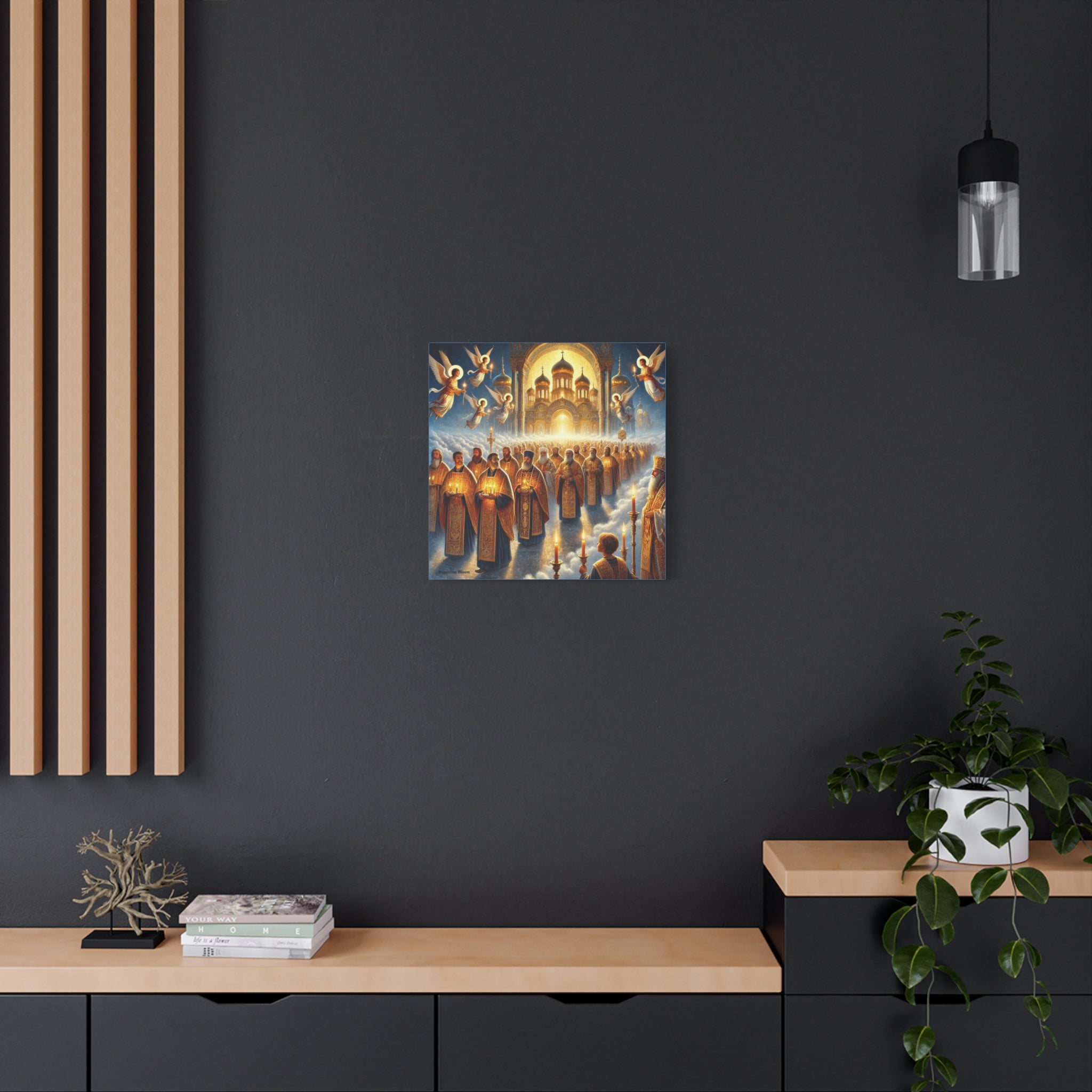 Spiritual Art Canvas Print - Orthodox Ceremony Scene