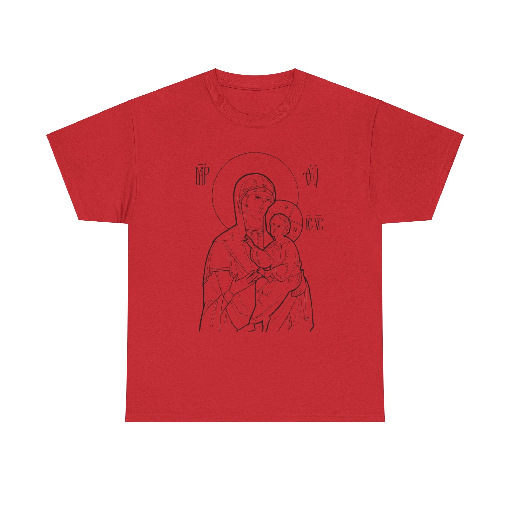 Outline - Blessed Mother & Child Design