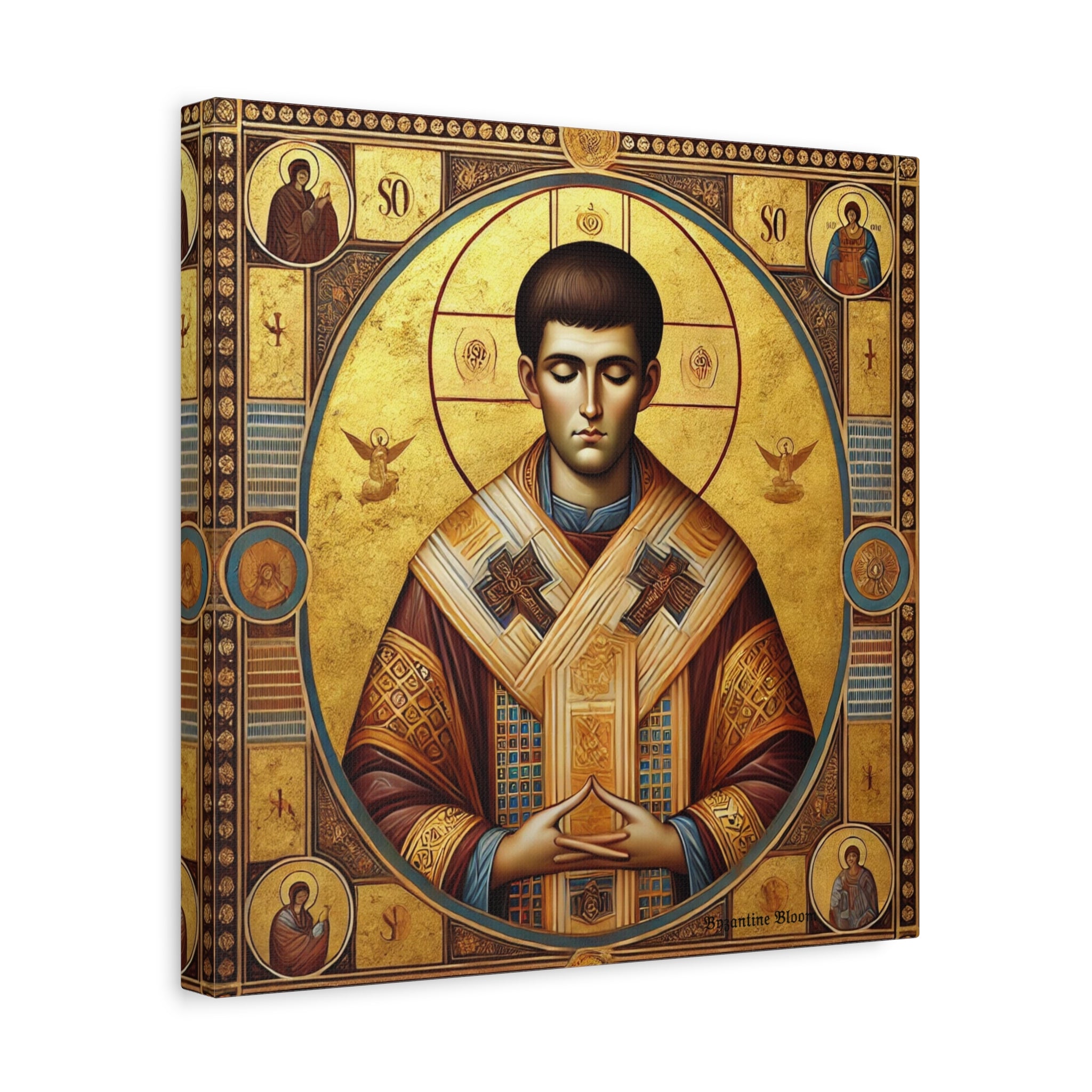 Religious Canvas Wall Art - Iconic Saint Artwork