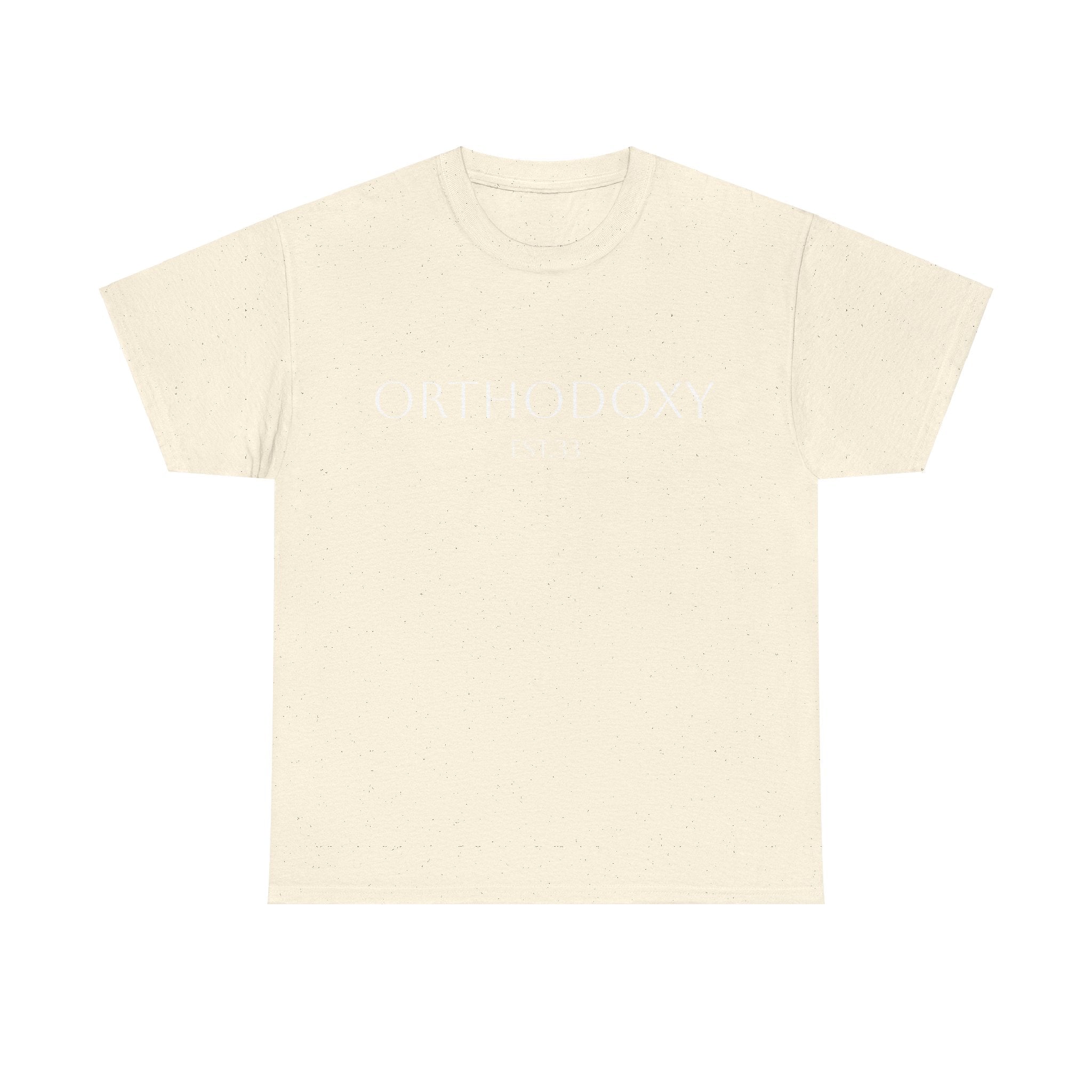Orthodoxy Established 33 Unisex Heavy Cotton Tee
