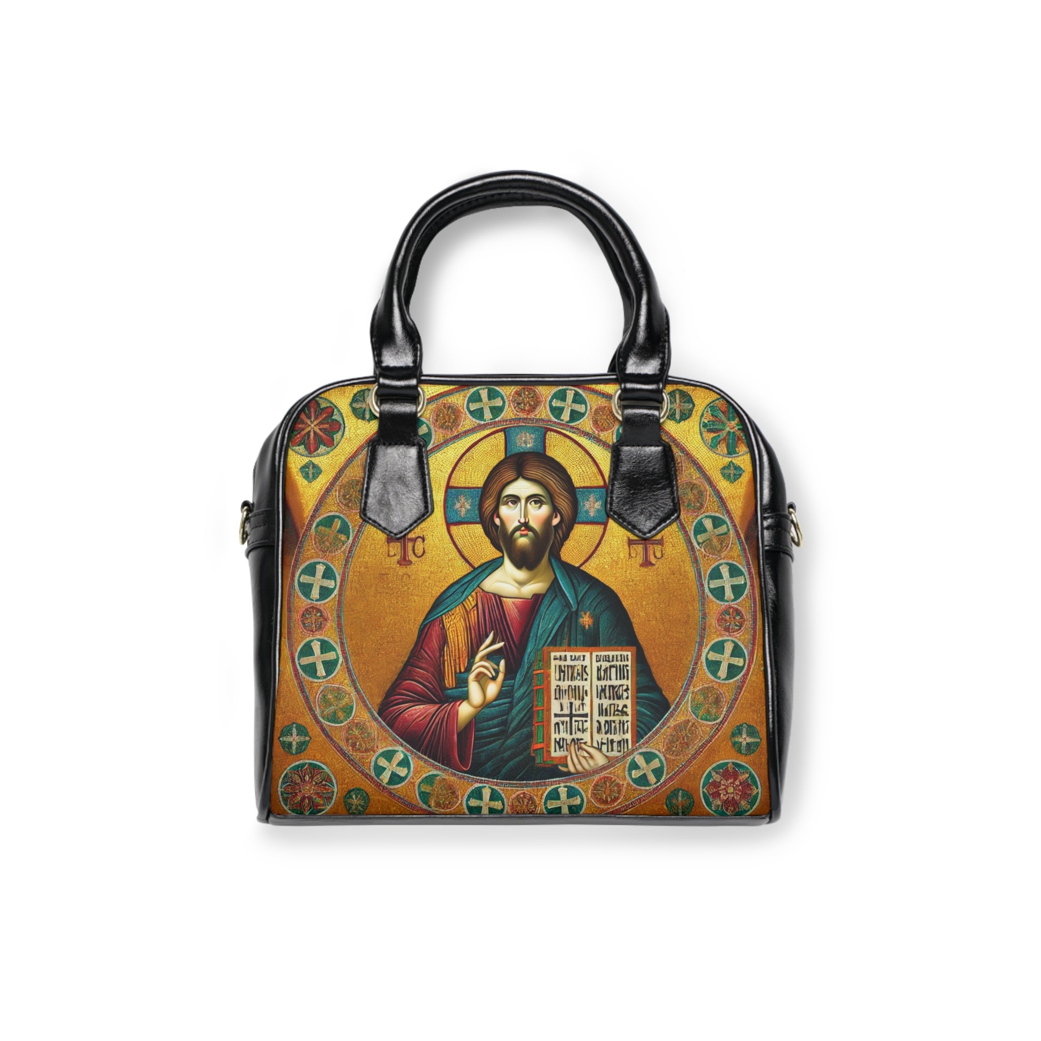 Religious Shoulder Handbag - Iconic Design Perfect for Faith-Based Gifts