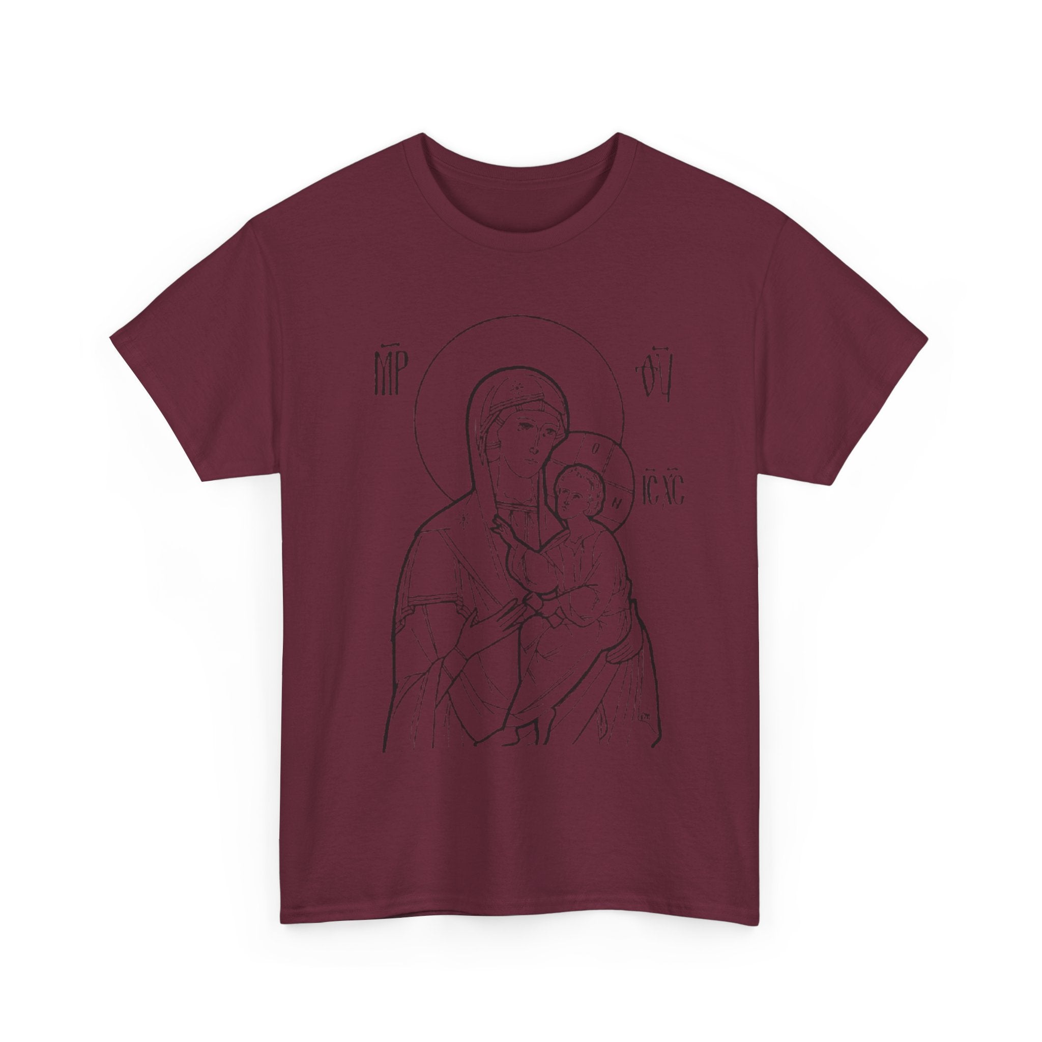 Outline - Blessed Mother & Child Design