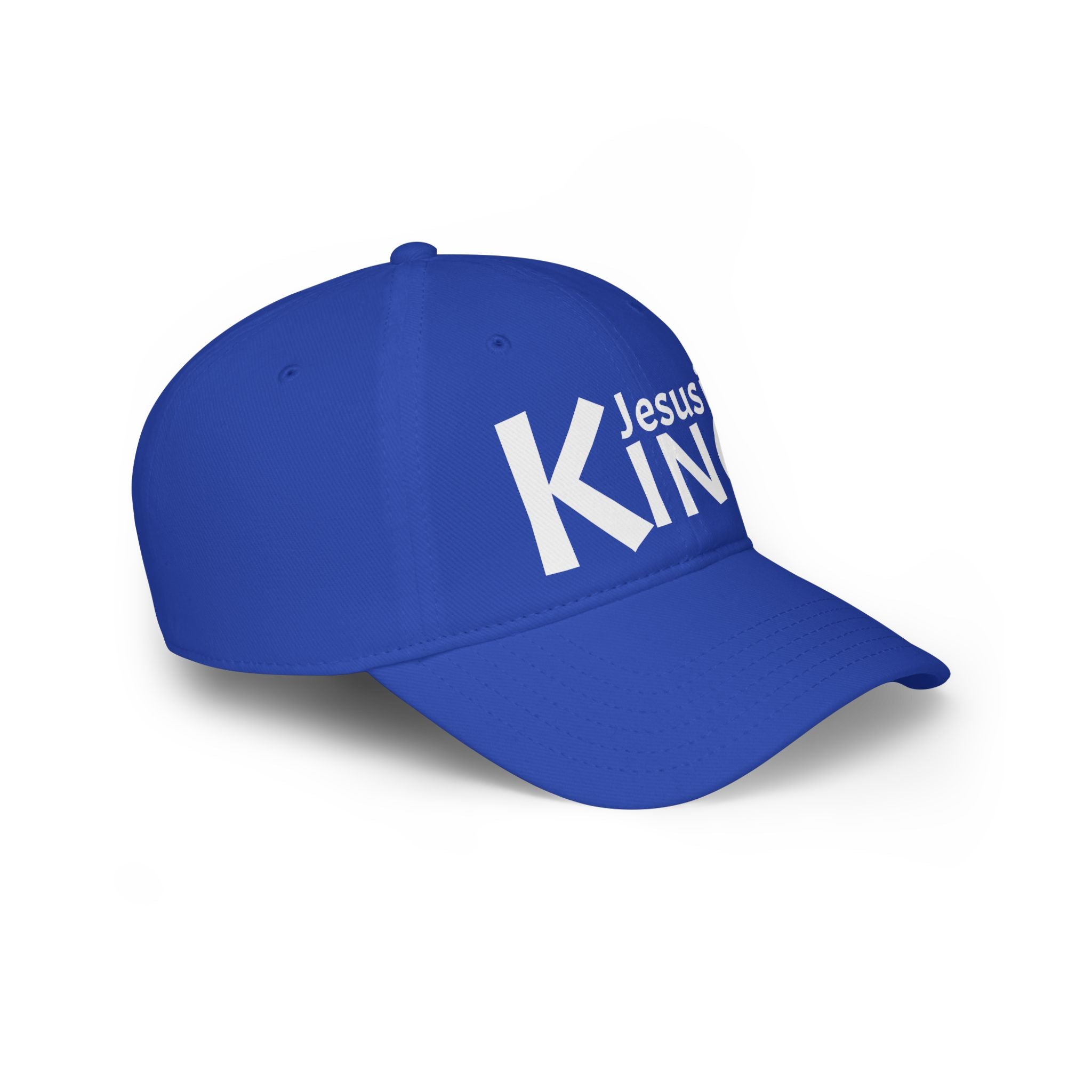 Inspirational Jesus is KING Low Profile Baseball Cap
