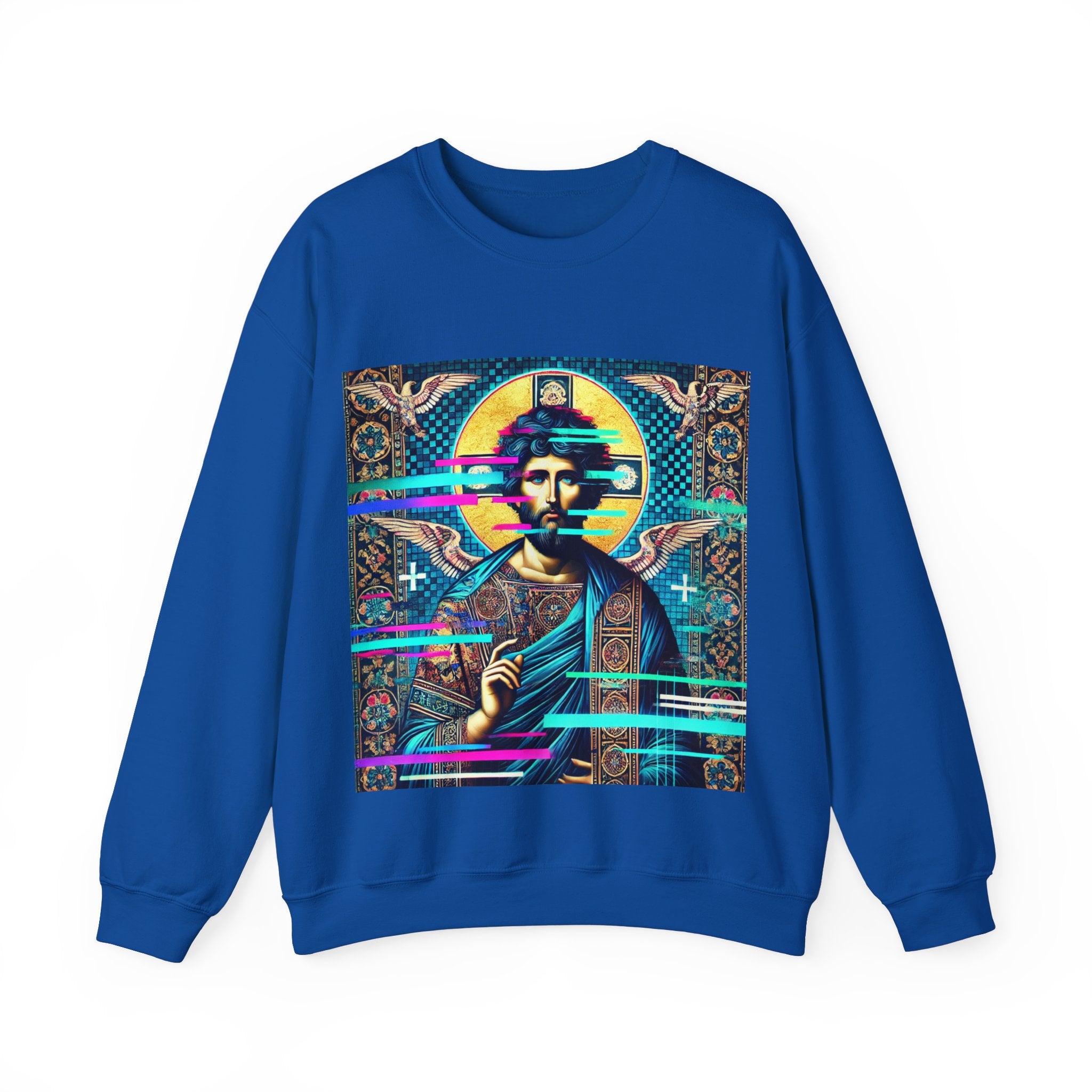 Vintage Christ Graphic Crewneck Sweatshirt - Unisex Heavy Blend™