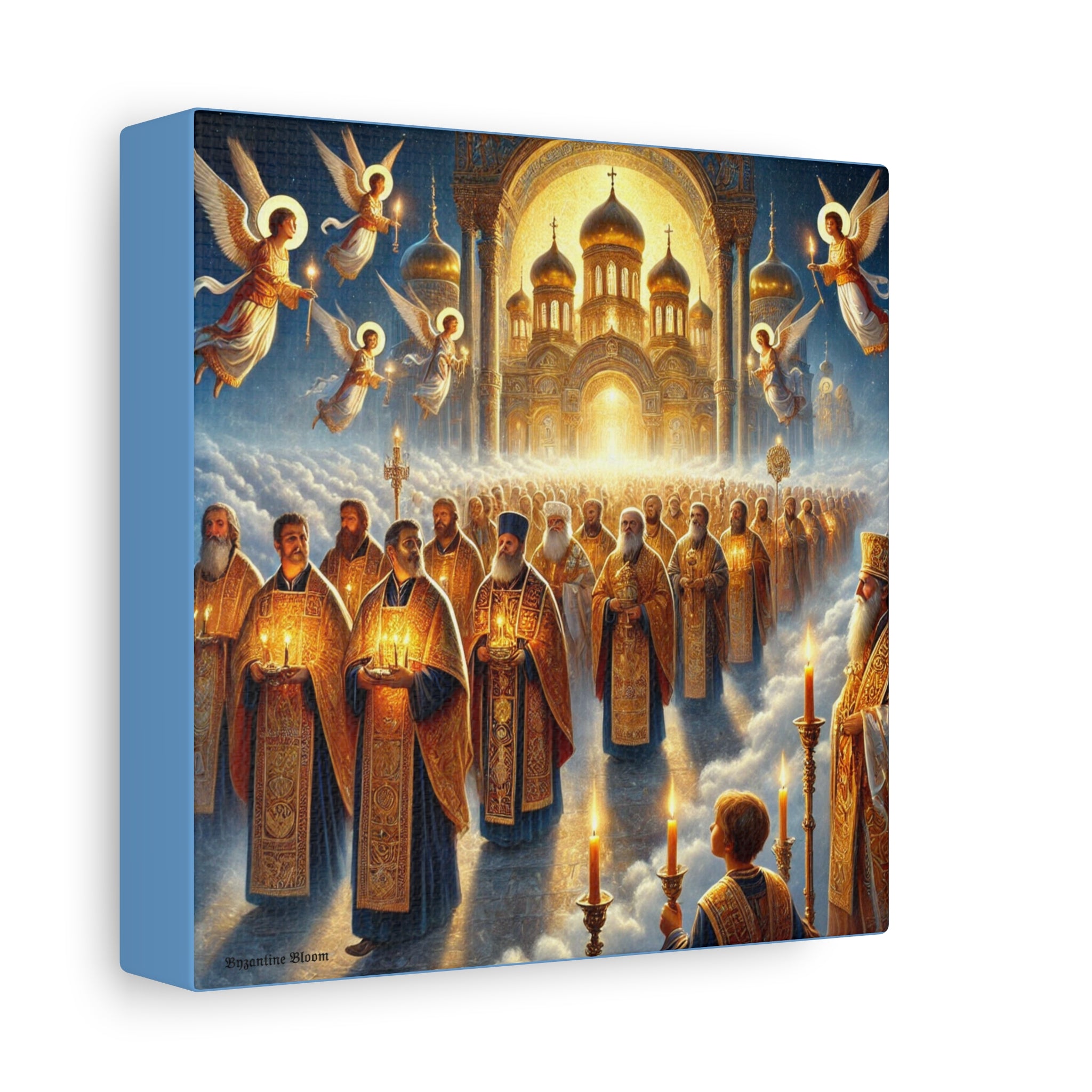 Spiritual Art Canvas Print - Orthodox Ceremony Scene