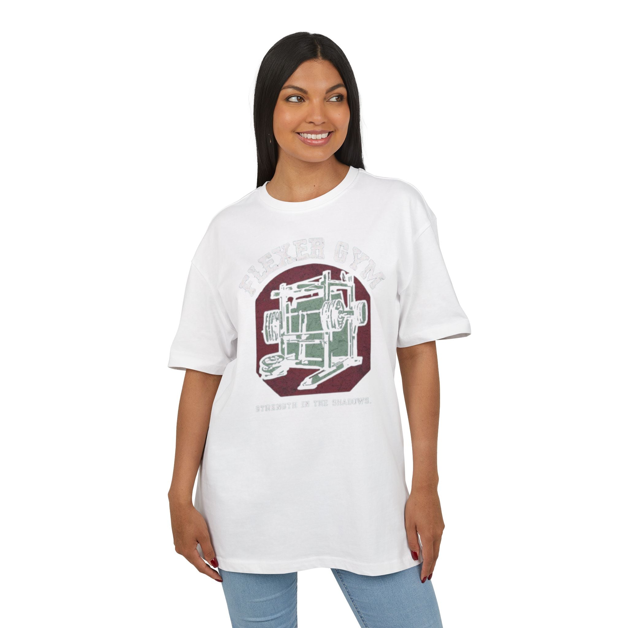 Strength in the Struggle Unisex Oversize Tee, Gym Apparel, Fitness Gift, Workout Clothing, Casual Tee, Strength Training Shirt