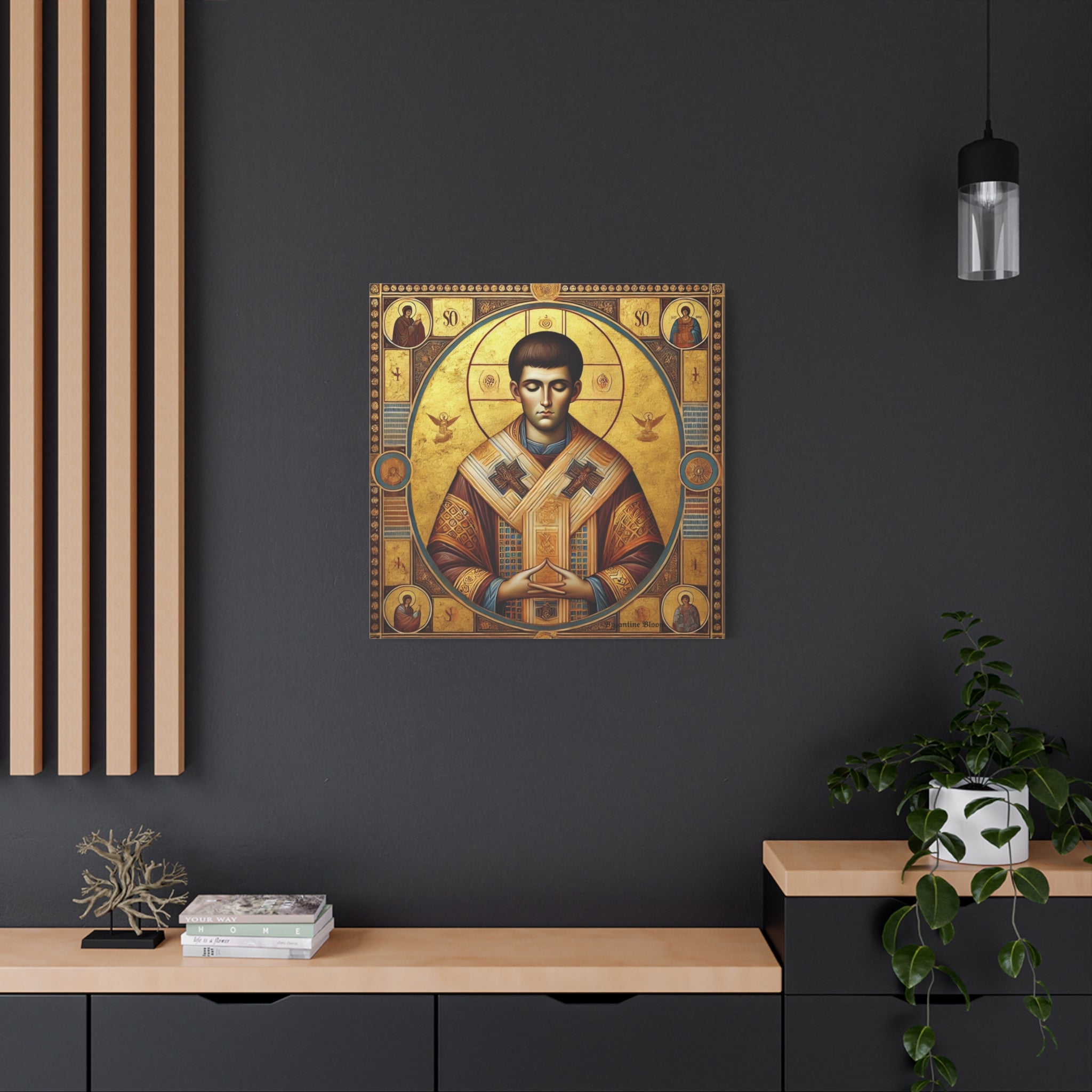 Religious Canvas Wall Art - Iconic Saint Artwork