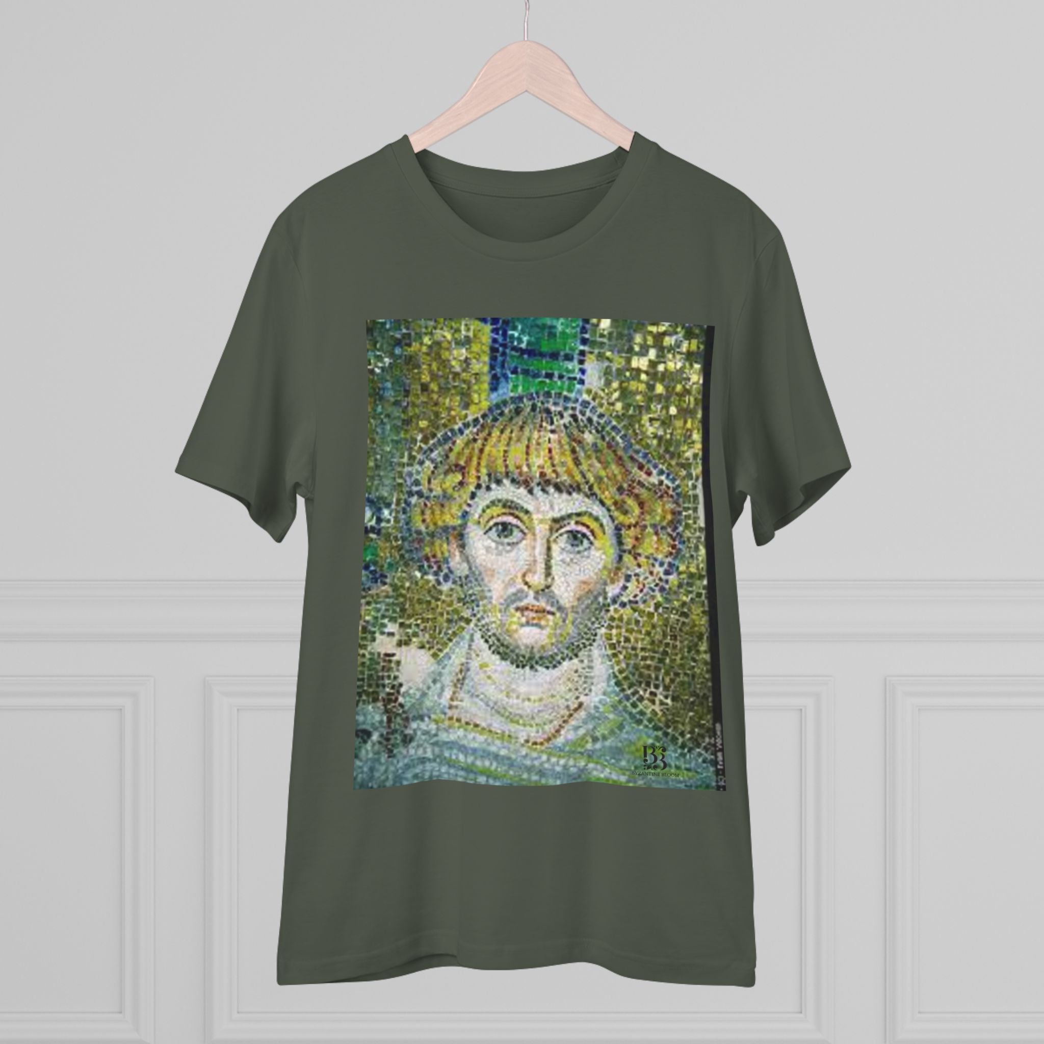 Artistic Mosaic Unisex Organic T-Shirt - Unique Vintage Design