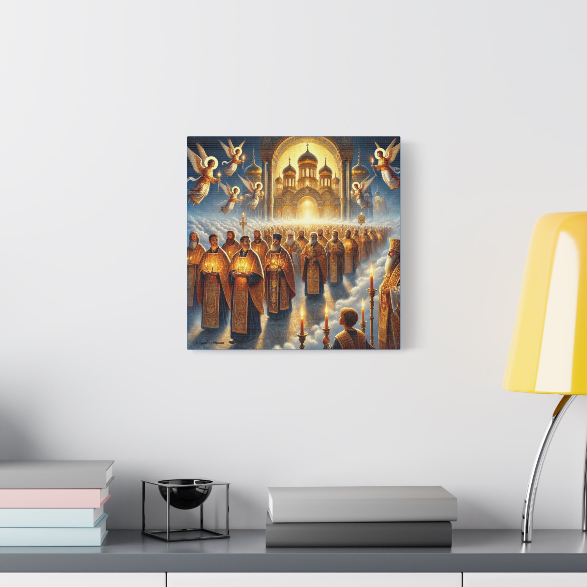 Spiritual Art Canvas Print - Orthodox Ceremony Scene