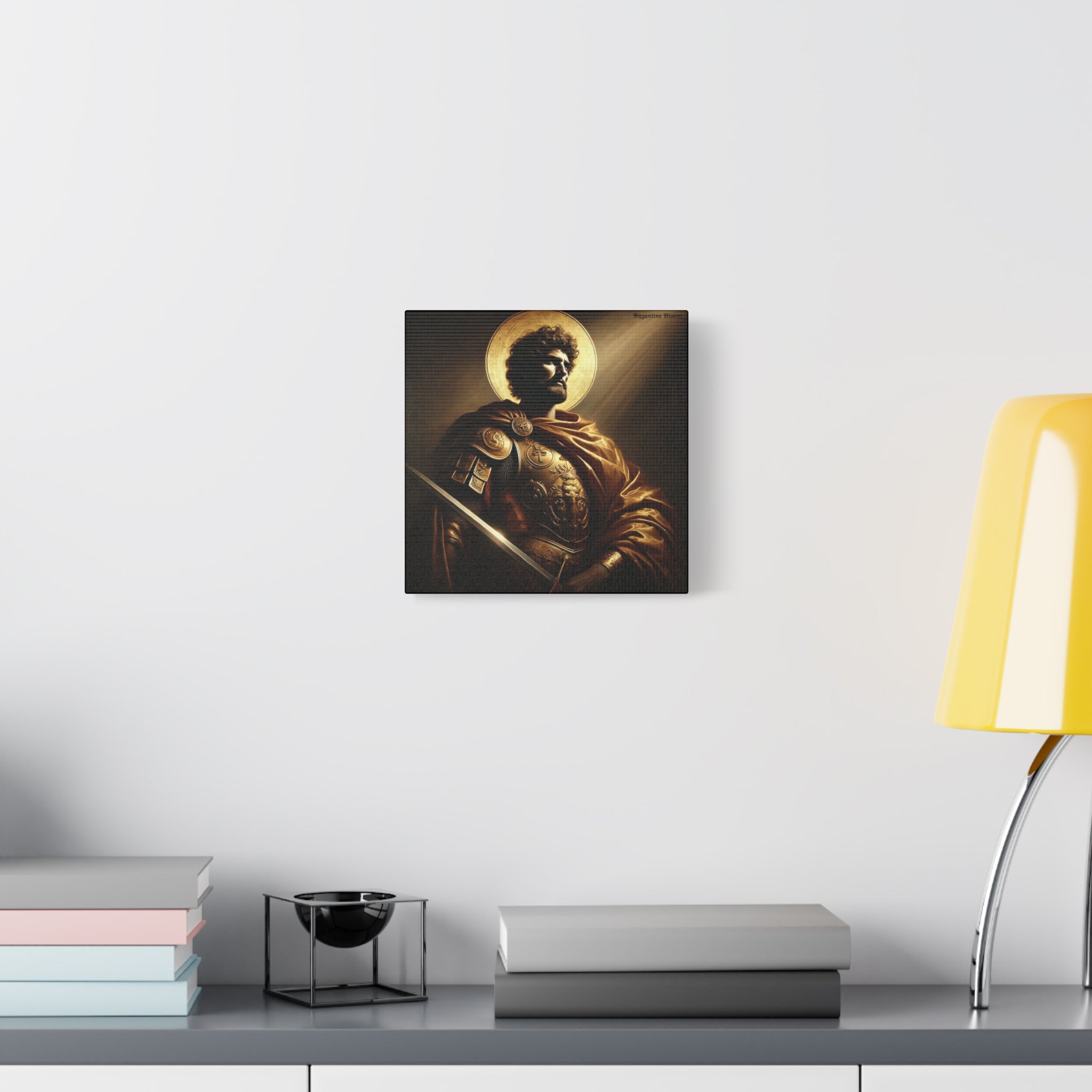 Heroic Saint Matte Canvas Wall Art - 1.25" Stretched
