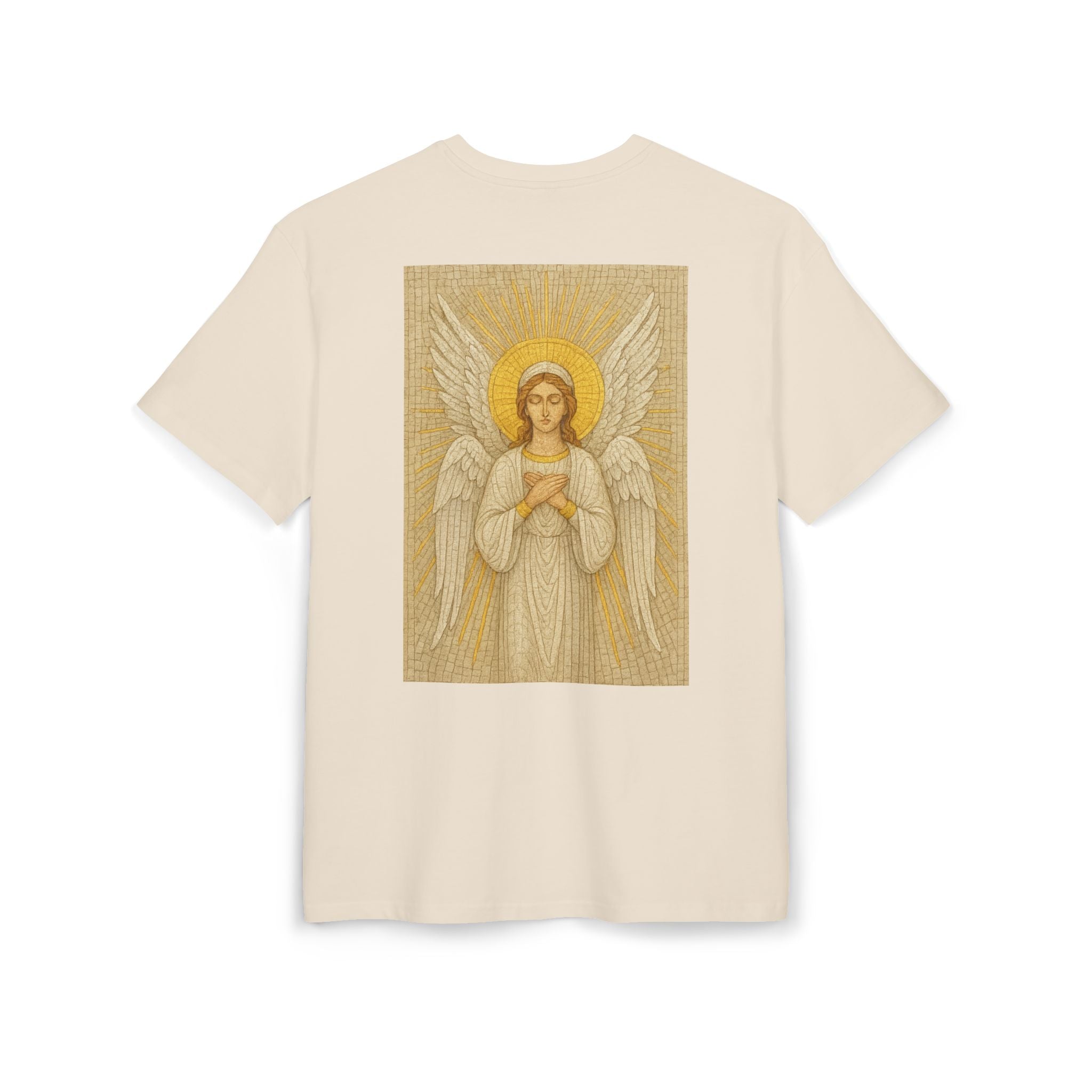 Angelic Oversize Tee, Spiritual Cotton T-Shirt