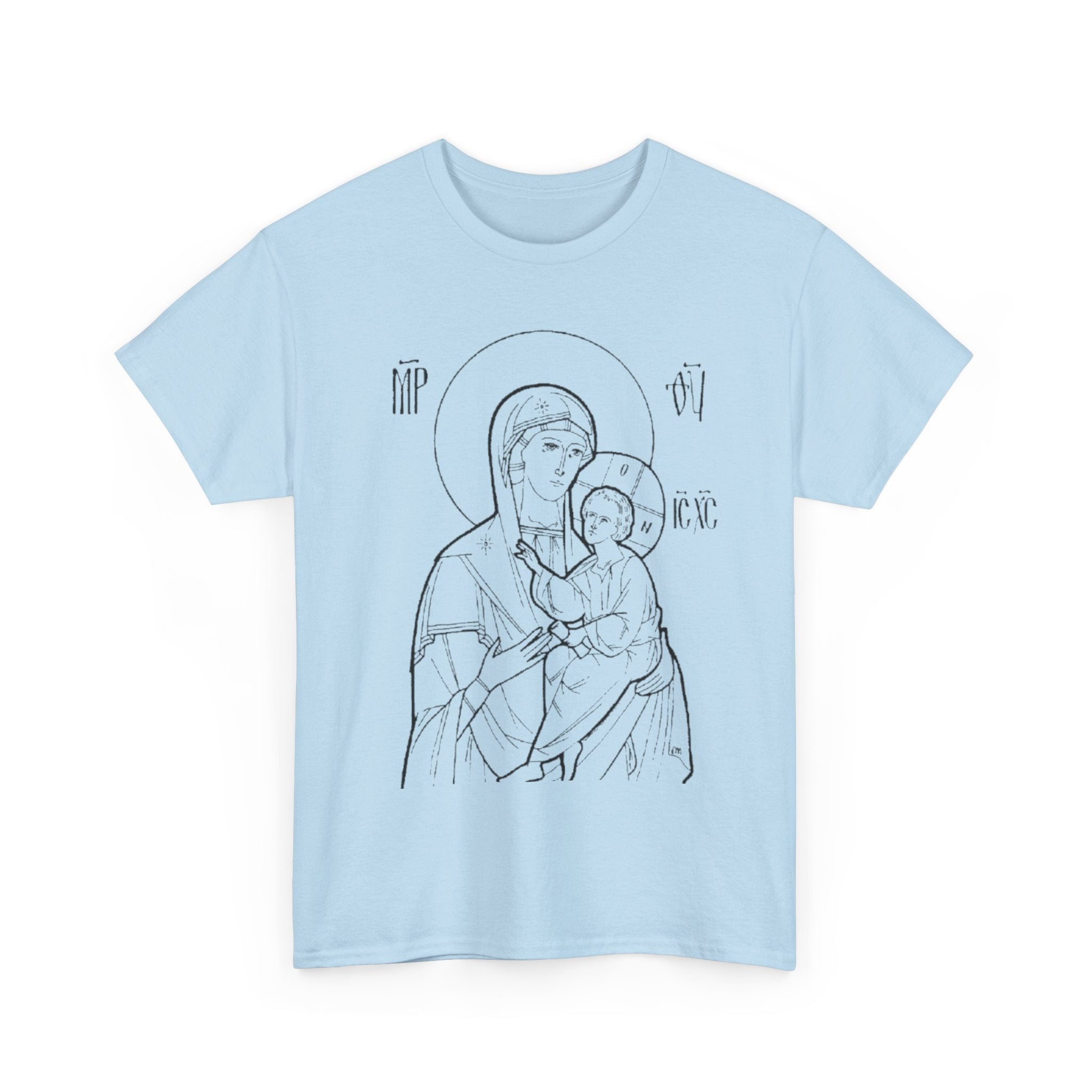 Outline - Blessed Mother & Child Design