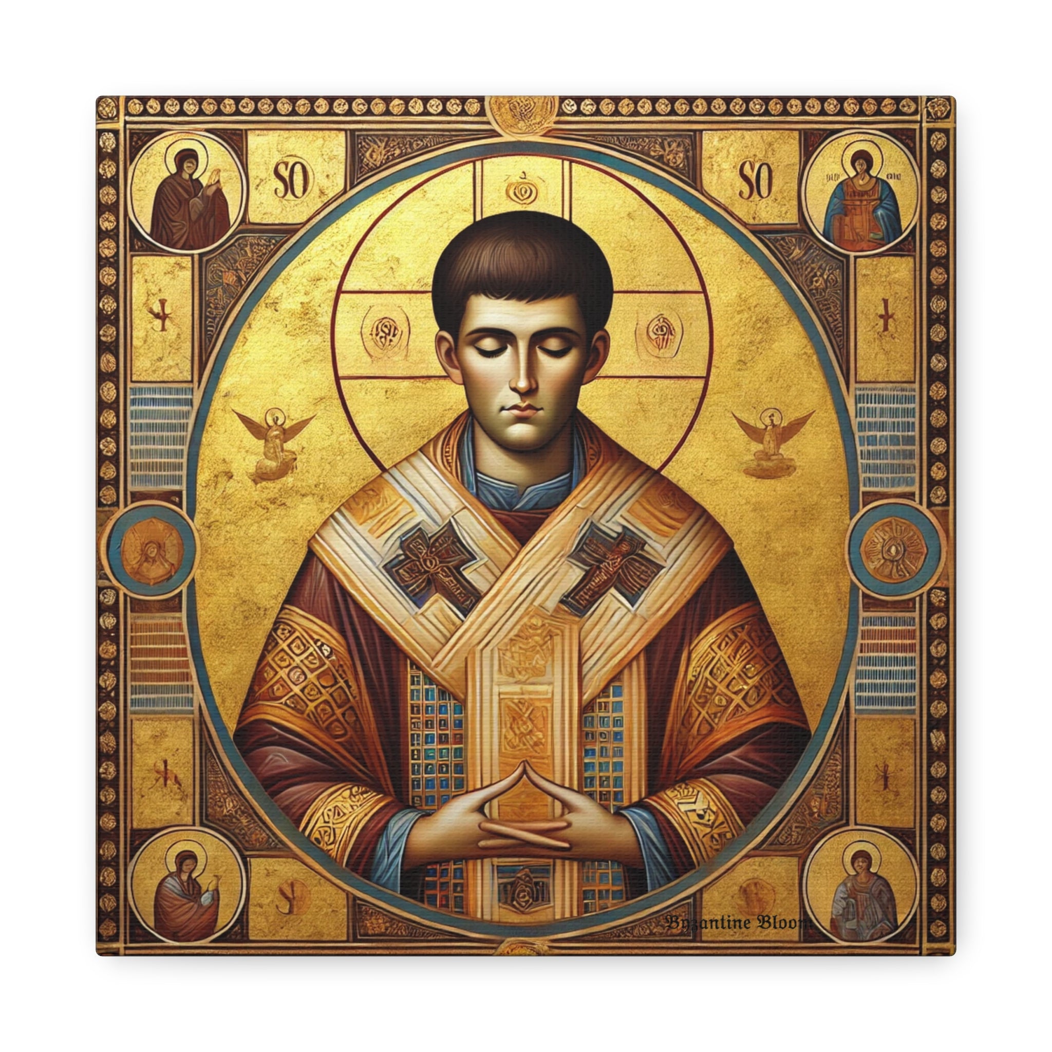 Religious Canvas Wall Art - Iconic Saint Artwork