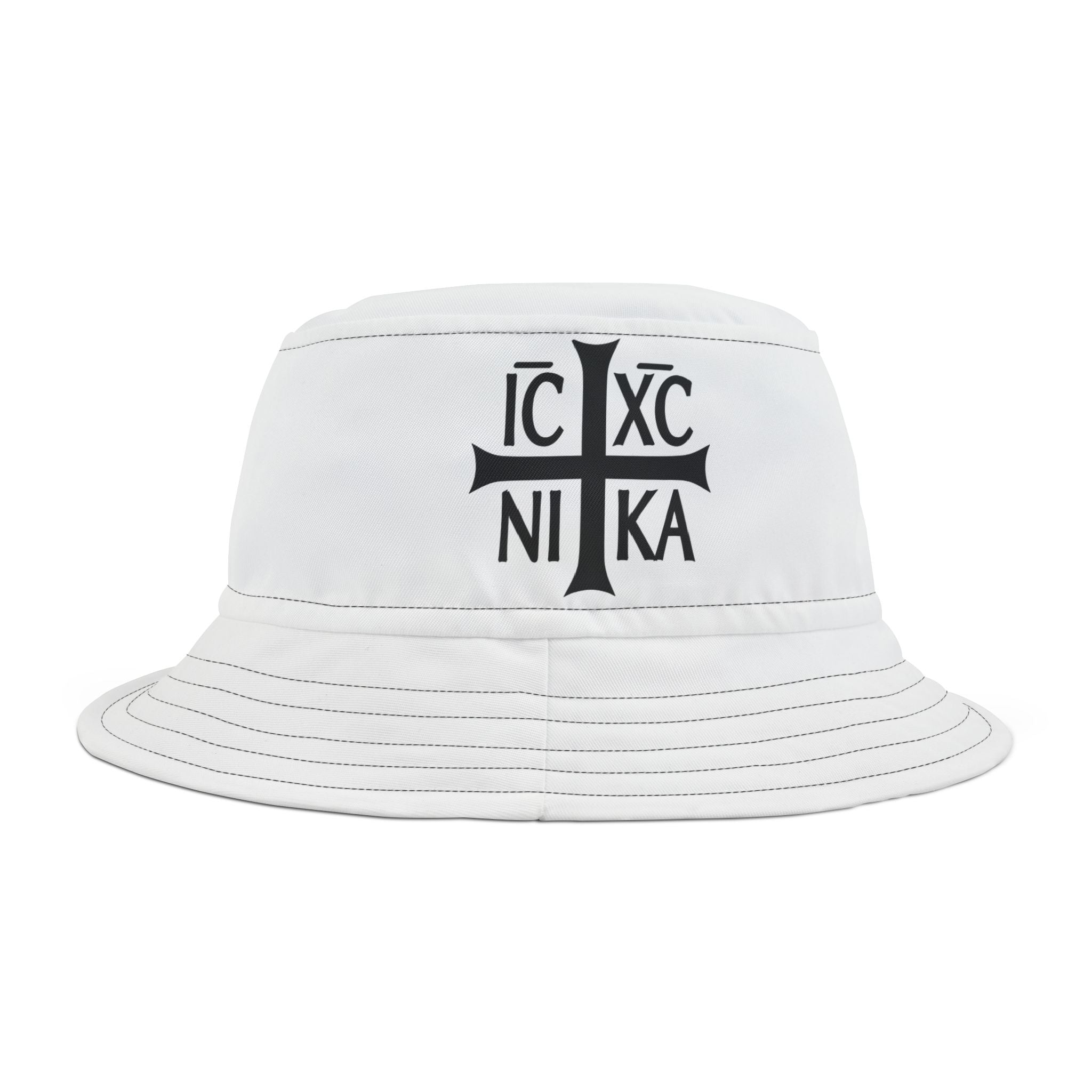 Stylish Cross Design Bucket Hat - Perfect for Summer Days & Outdoor Adventures
