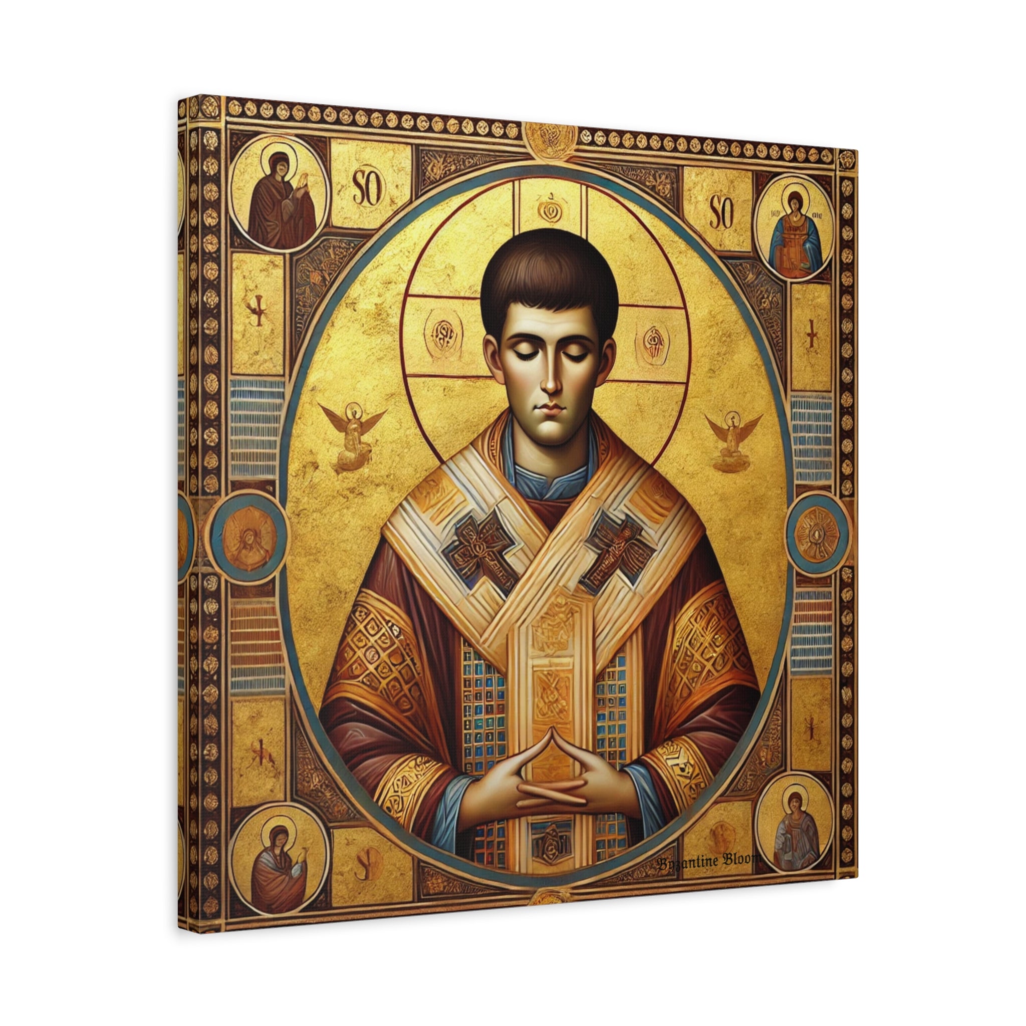 Religious Canvas Wall Art - Iconic Saint Artwork