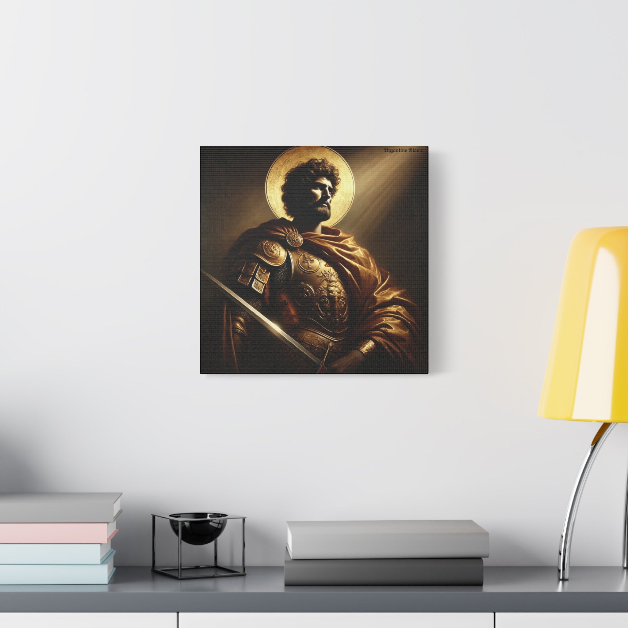 Heroic Saint Matte Canvas Wall Art - 1.25" Stretched