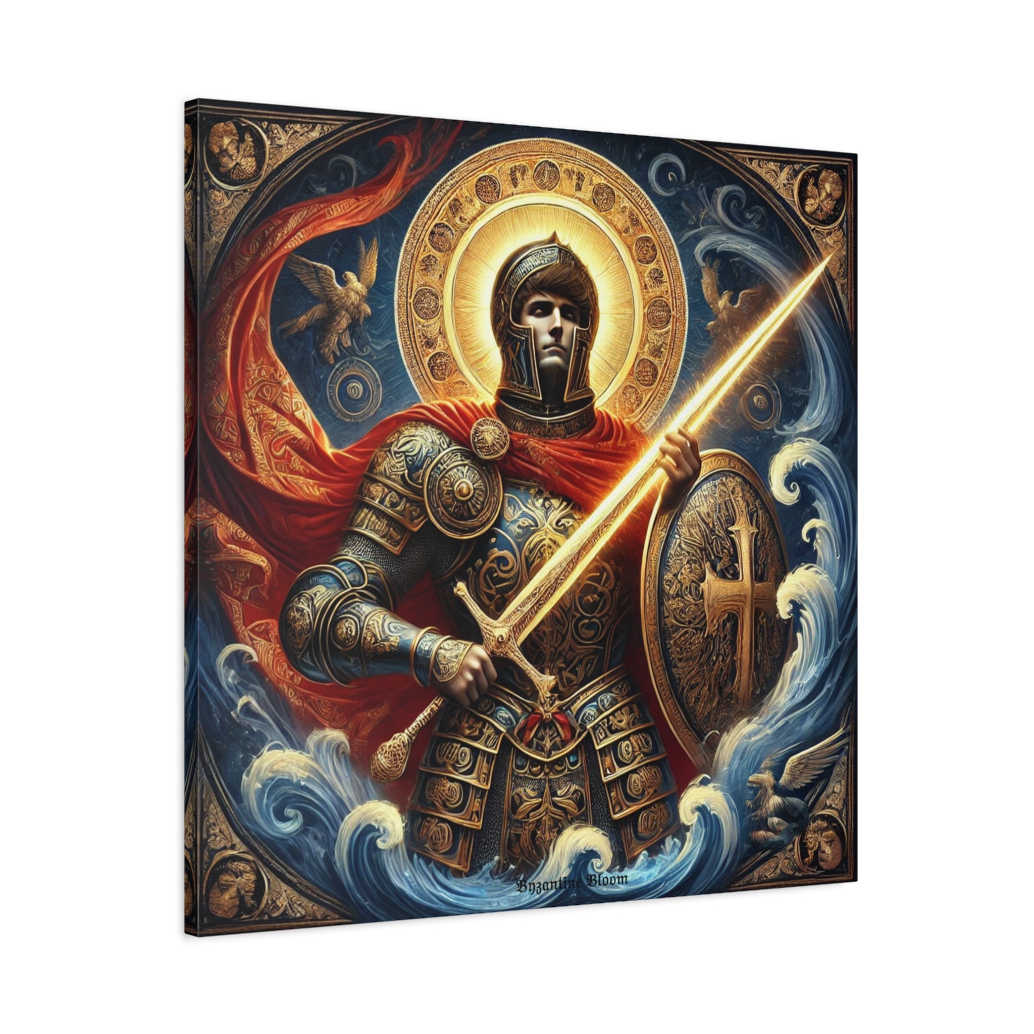 Warrior Canvas Art - Inspiring Gladiator Wall Decor