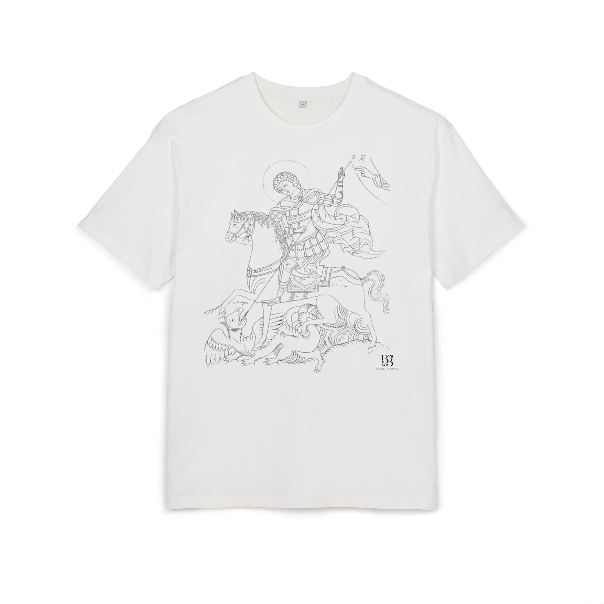 Vintage Saint George Oversize Tee - Unisex Heavyweight Graphic T-Shirt