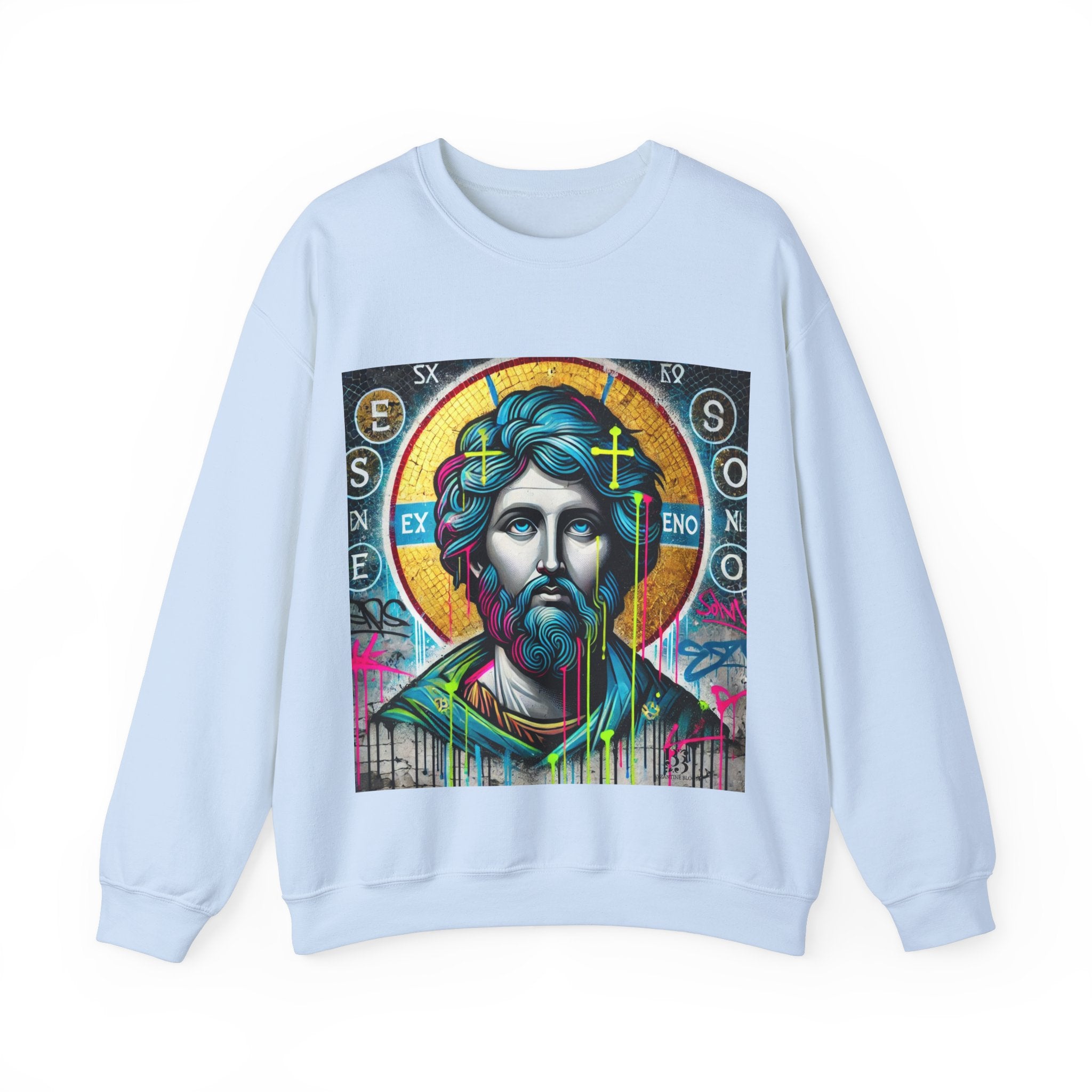 Urban Saint Graphic Sweatshirt - Unisex Heavy Blend™ Crewneck