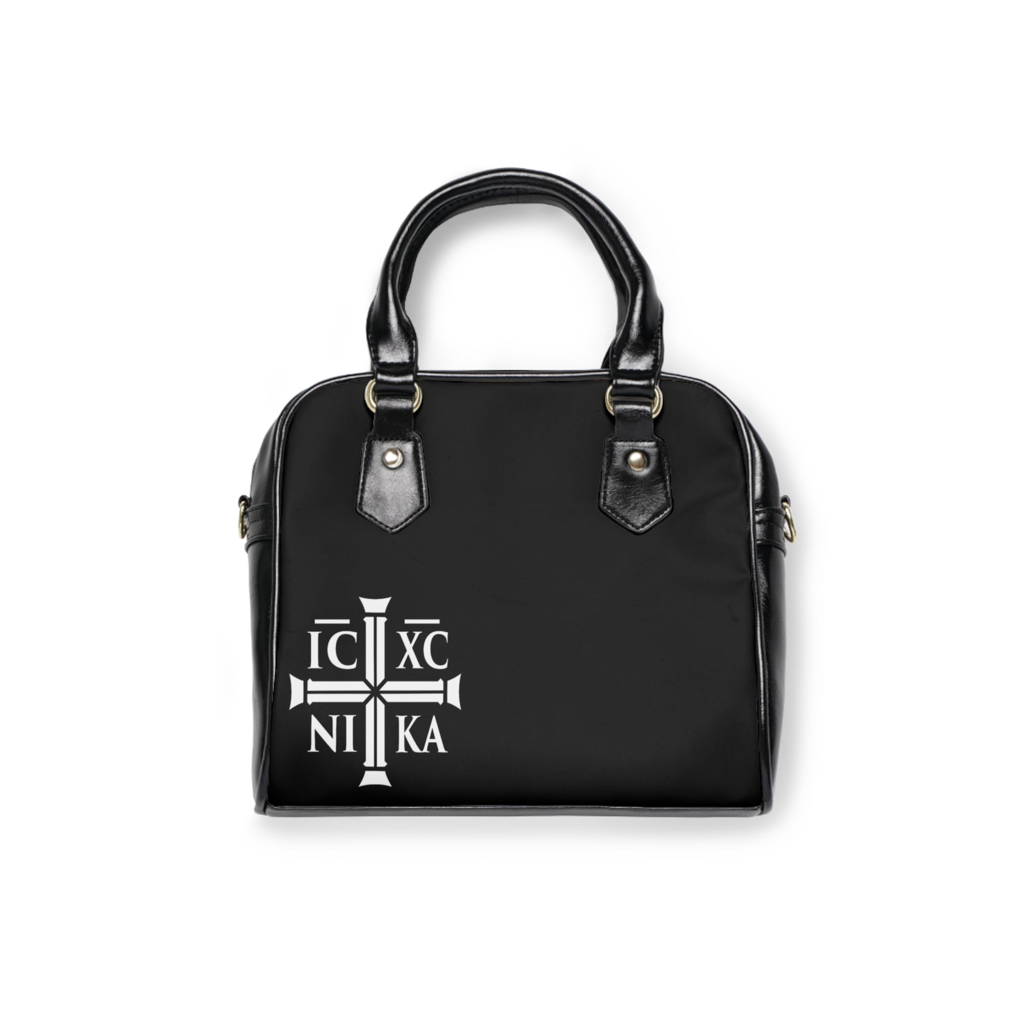 Orthodox Icon Shoulder Handbag - Stylish Religious Tote for Faithful Carrying