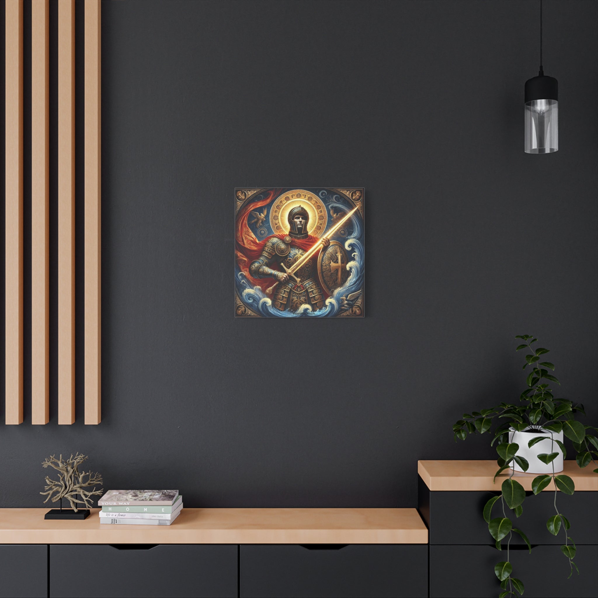 Warrior Canvas Art - Inspiring Gladiator Wall Decor
