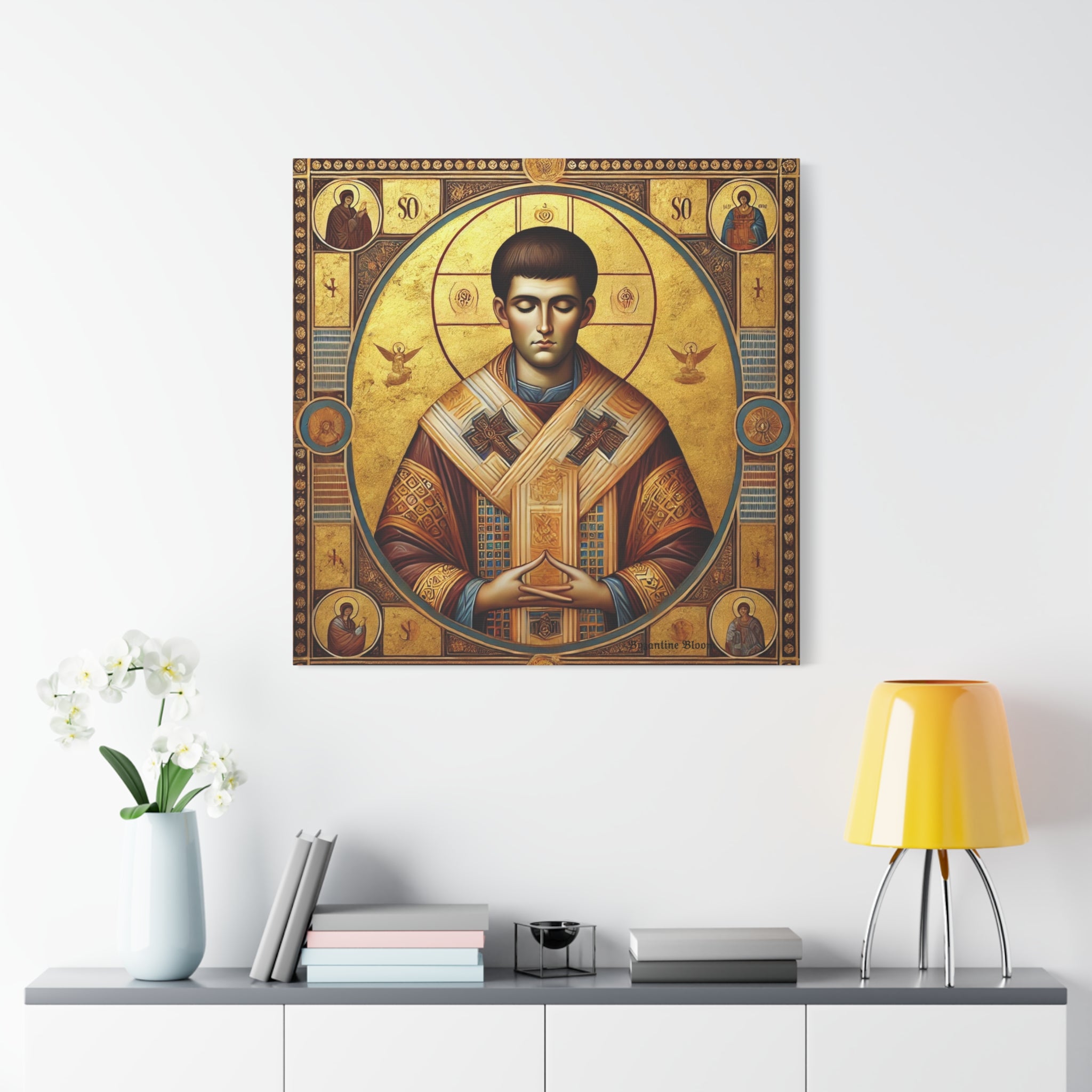 Religious Canvas Wall Art - Iconic Saint Artwork