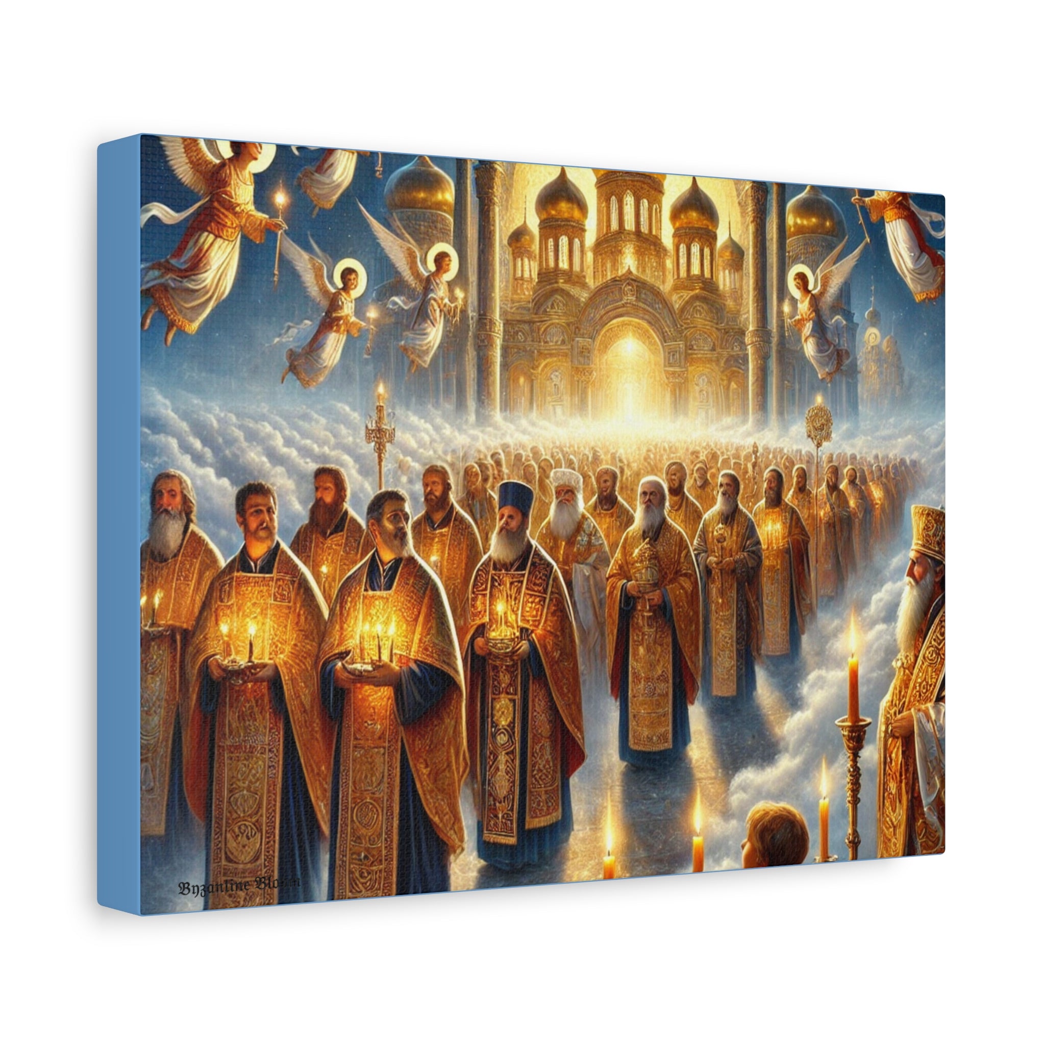 Spiritual Art Canvas Print - Orthodox Ceremony Scene
