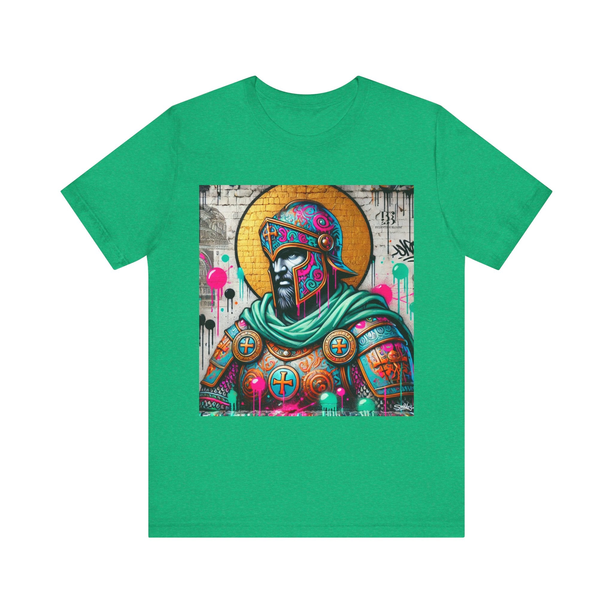 Vibrant Knight Graphic Tee - Unisex Short Sleeve T-Shirt