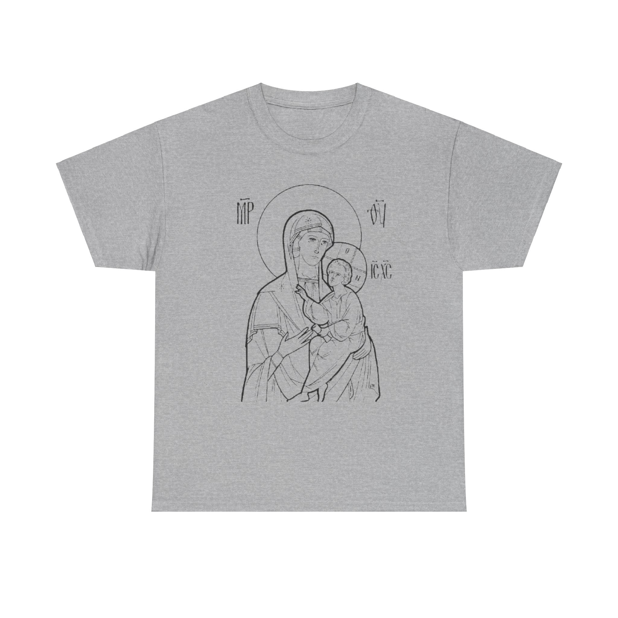Outline - Blessed Mother & Child Design