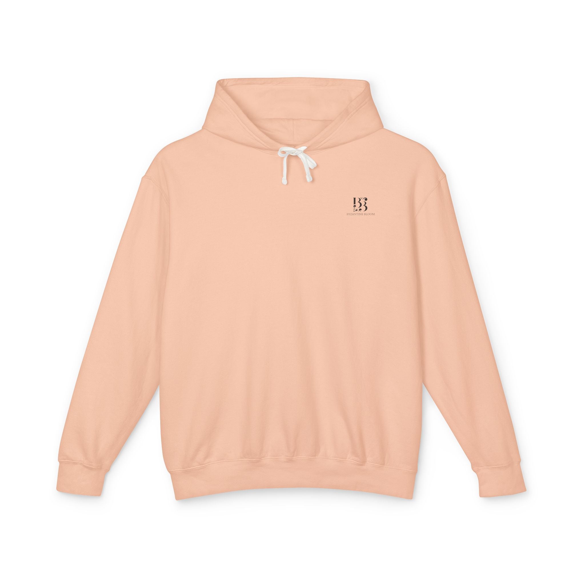 Unisex Lightweight Angelic Graphic Hoodie - Dreamy Vibes, Spiritual Design