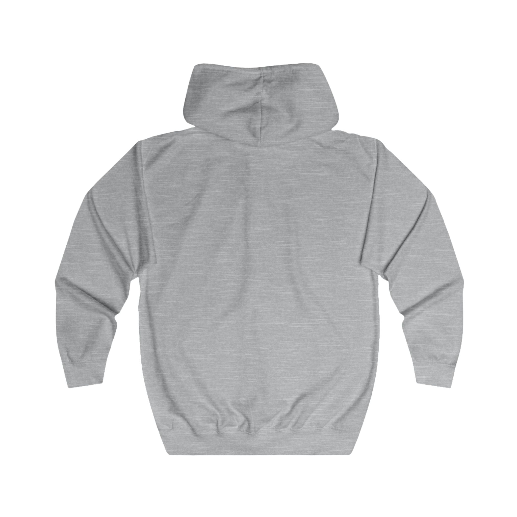 Stylish Unisex Full Zip Hoodie with Inspirational Design