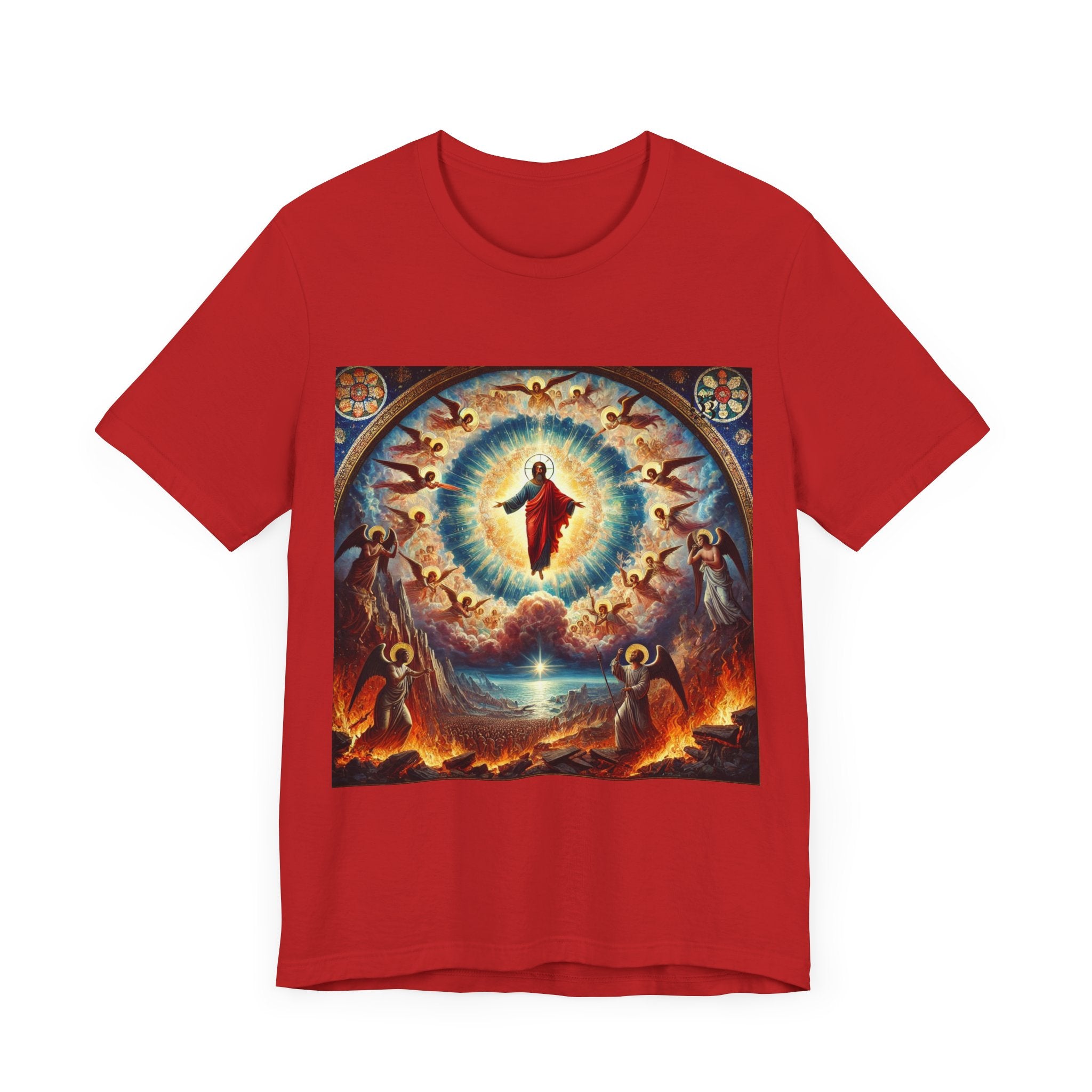 Heavenly Visions Unisex Jersey Short Sleeve Tee - Spiritual Artwork Design