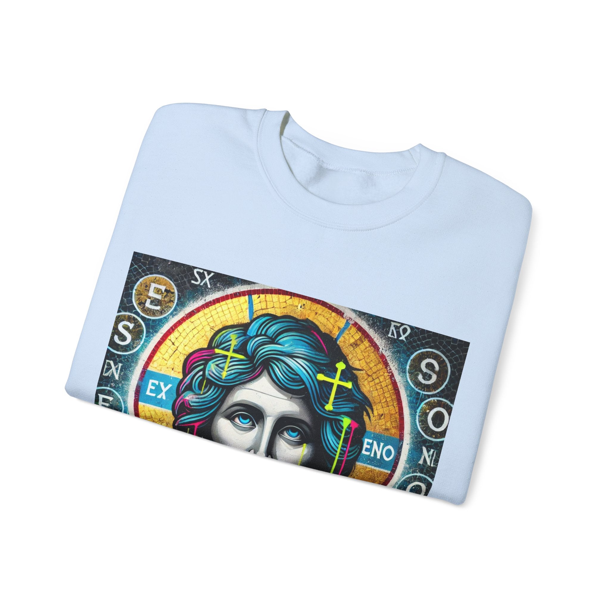 Urban Saint Graphic Sweatshirt - Unisex Heavy Blend™ Crewneck