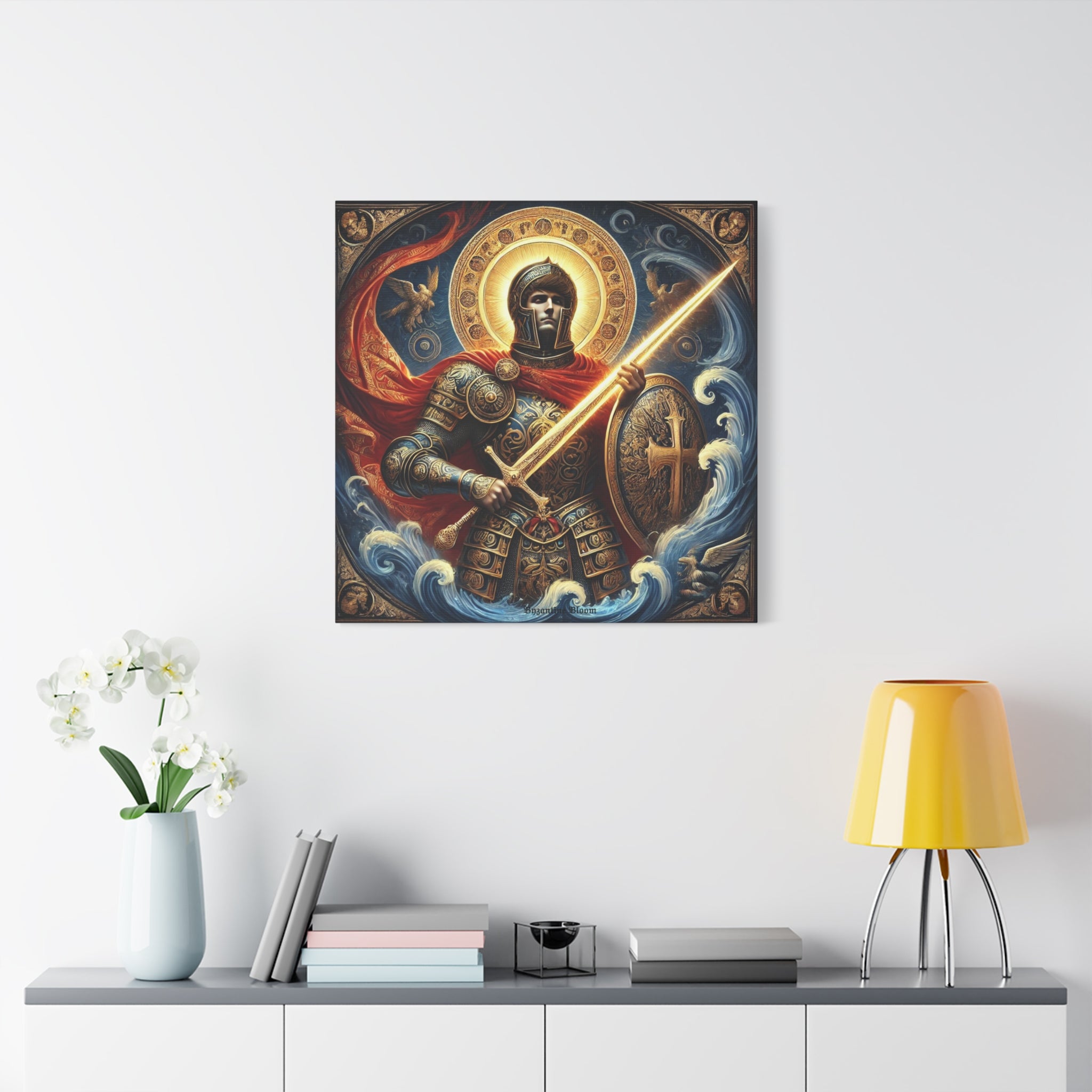 Warrior Canvas Art - Inspiring Gladiator Wall Decor