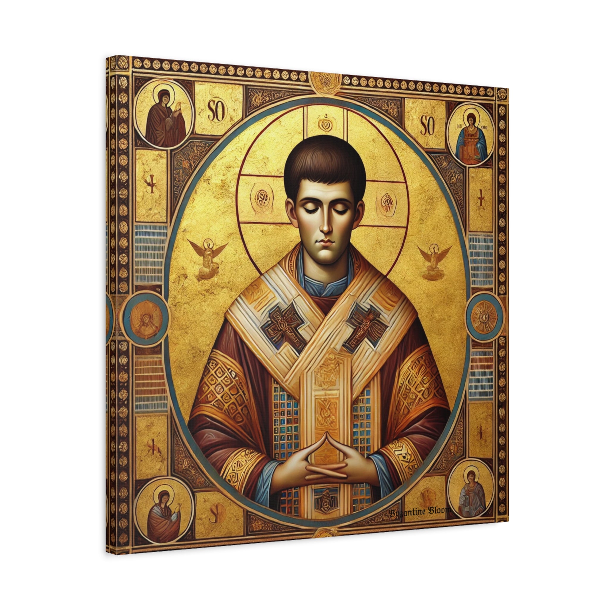 Religious Canvas Wall Art - Iconic Saint Artwork