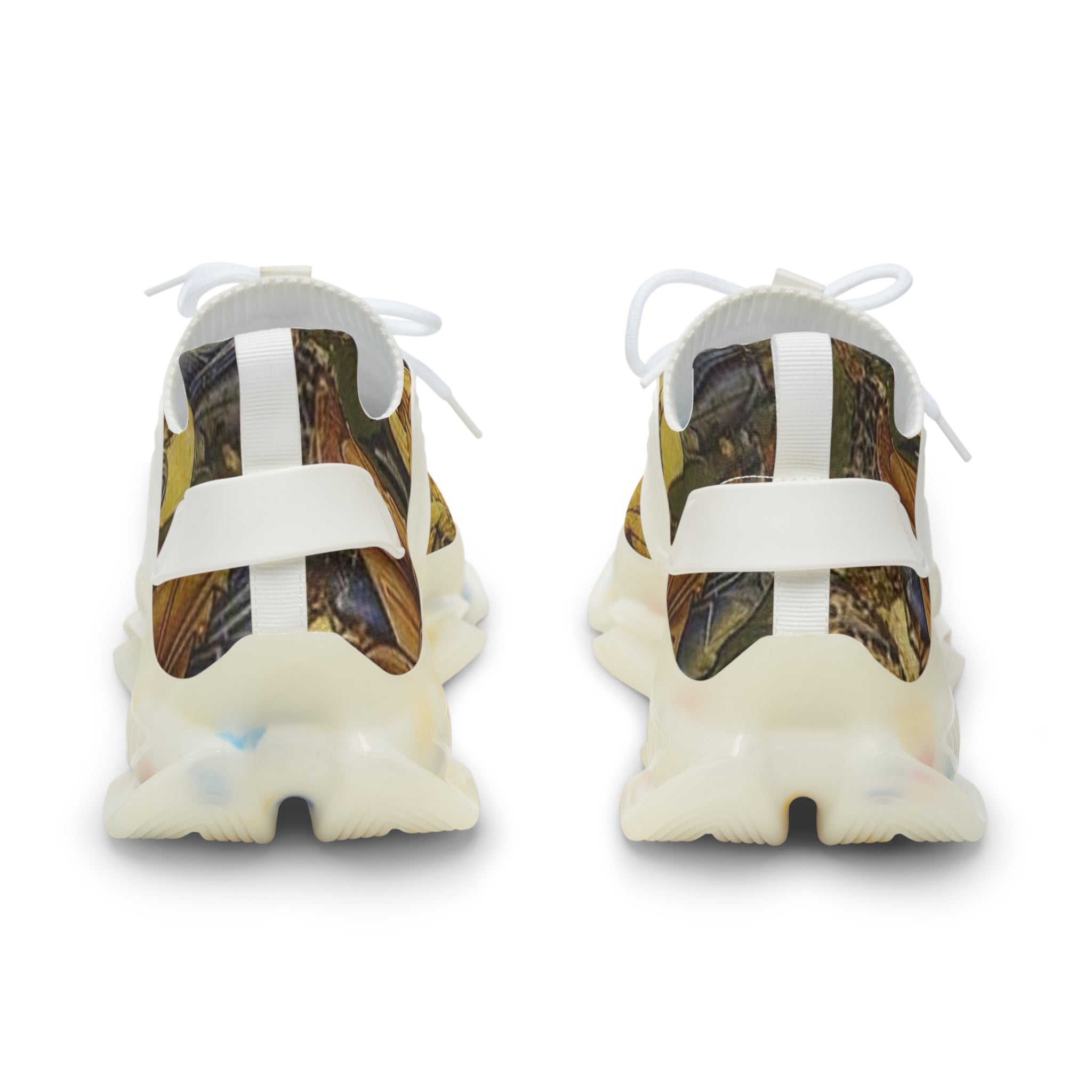 Stylish Men's Mesh Sneakers with Artful Design -Orthodox Fathers