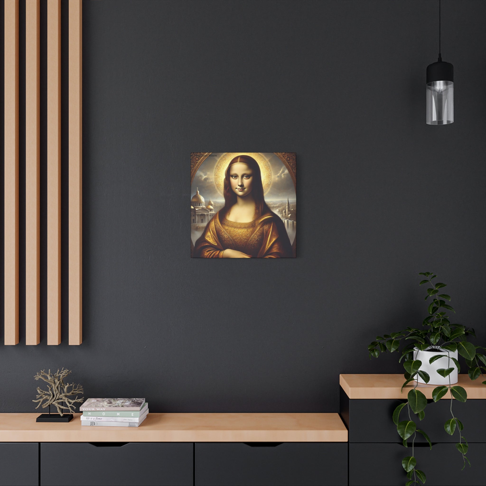 Mona Lisa Matte Canvas Wall Art – Classic Masterpiece Decor
