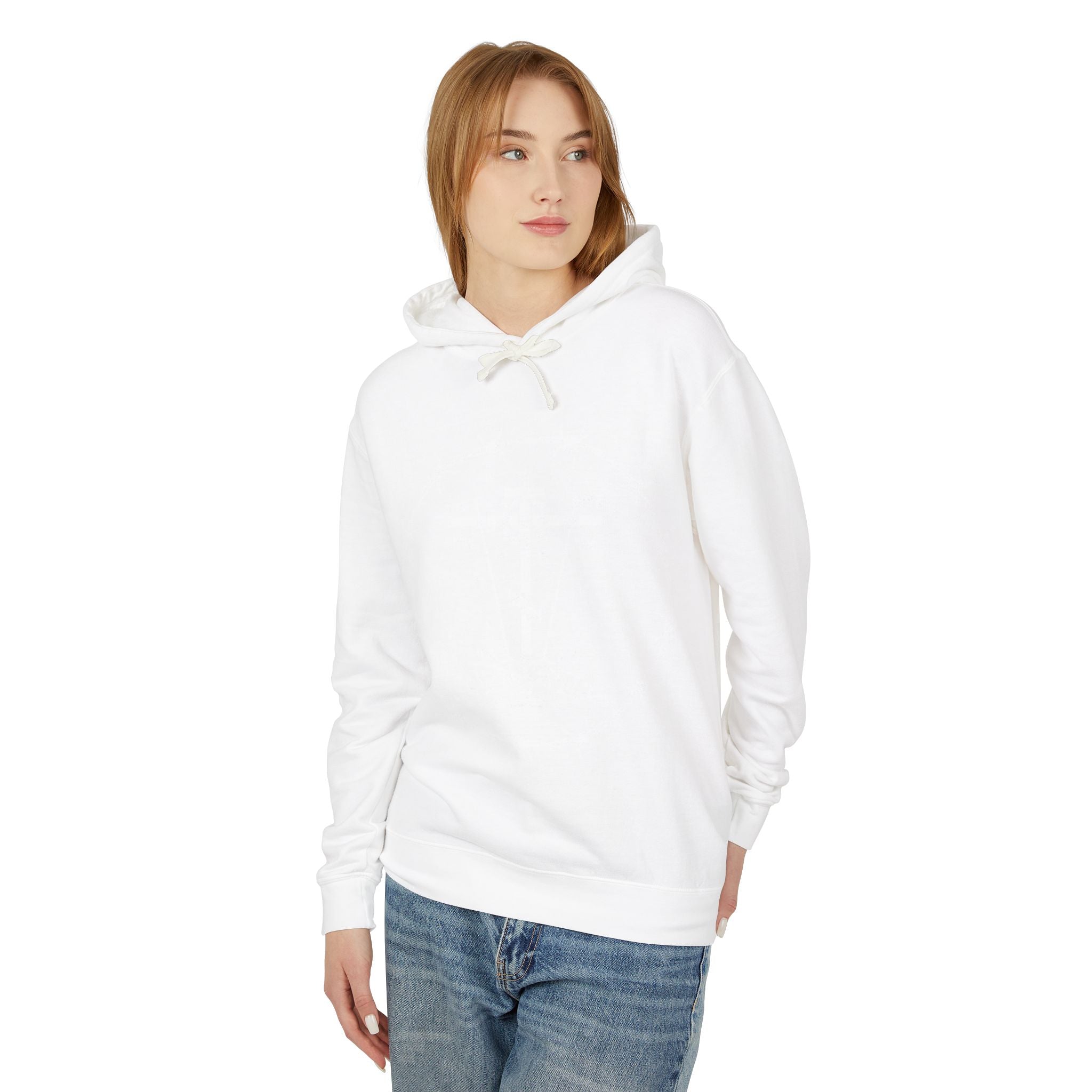 Unisex Lightweight Hooded Sweatshirt - Inspiring Faith Design