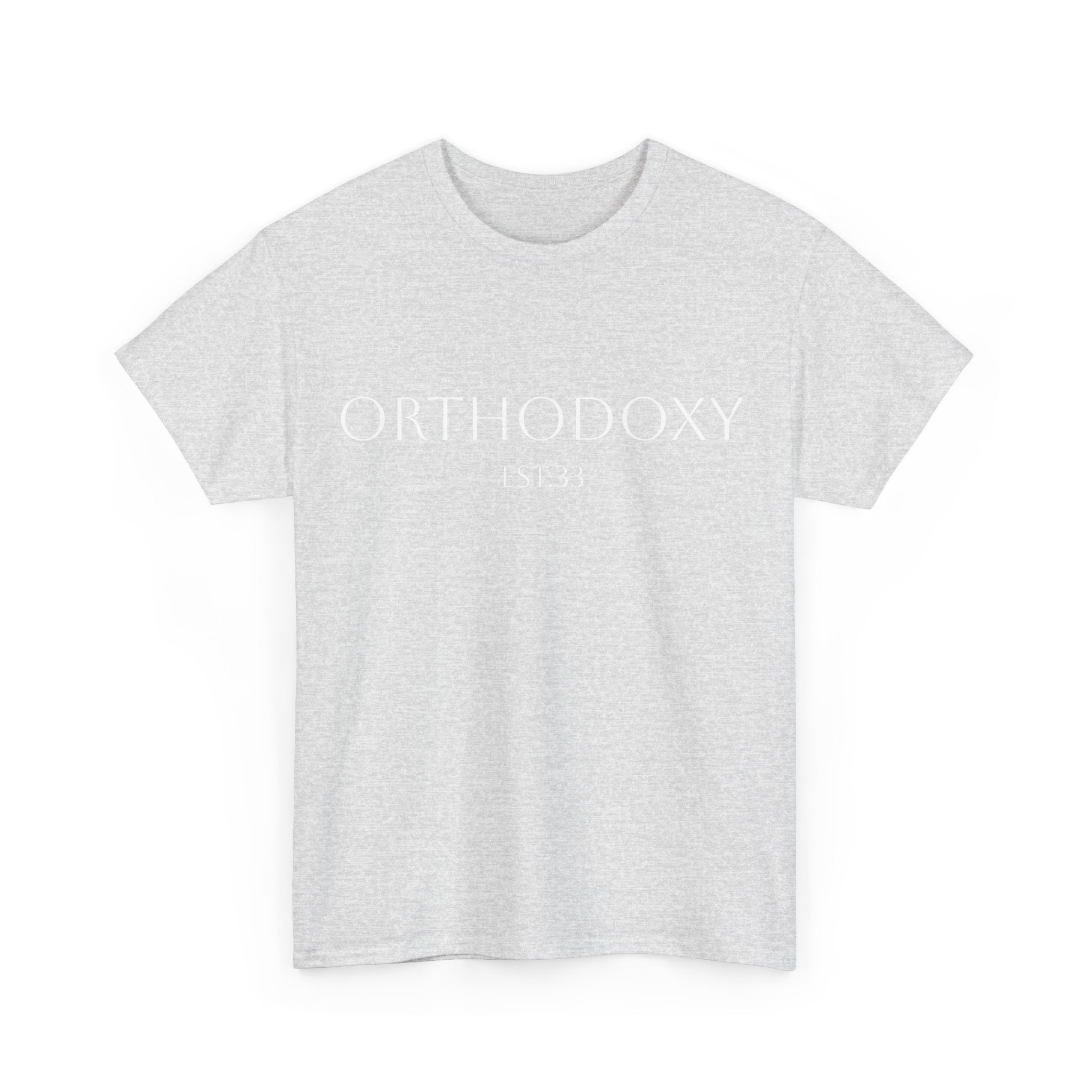 Orthodoxy Established 33 Unisex Heavy Cotton Tee